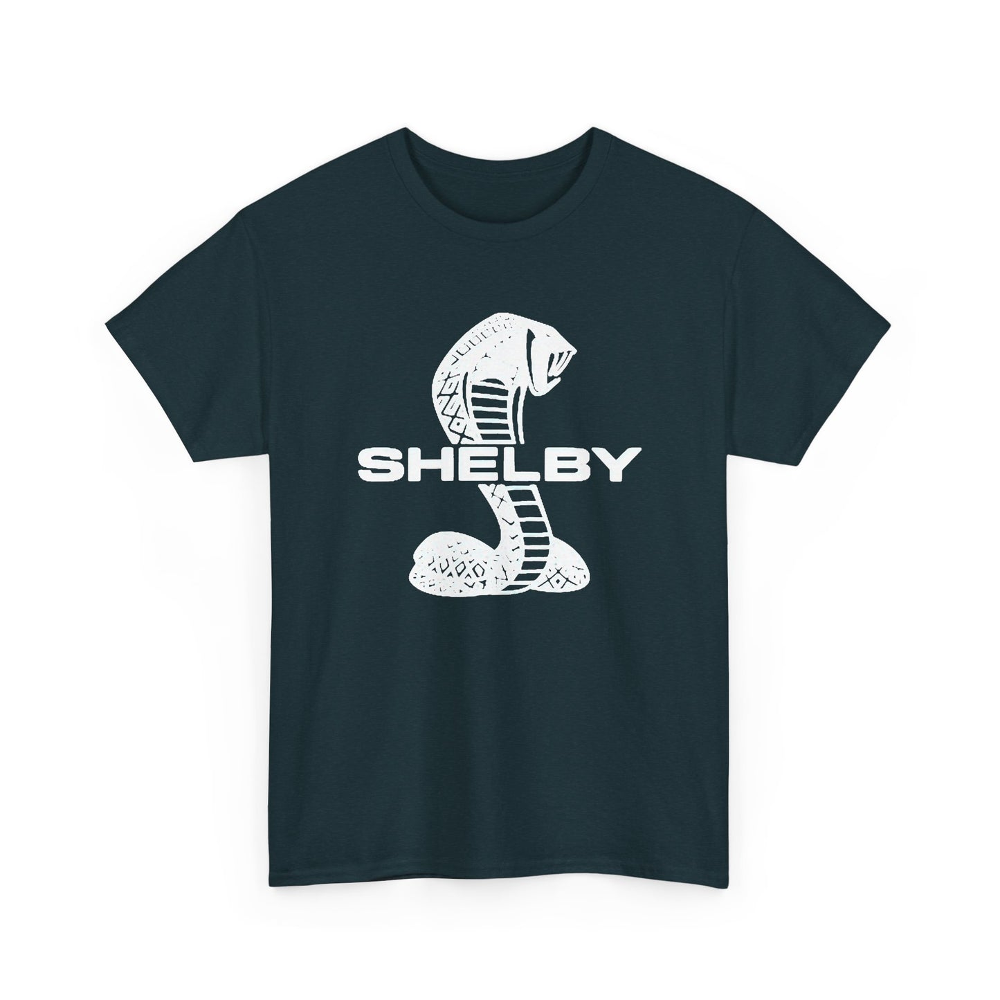 Shelby Graphic T Shirt Retro Ford Mustang Logo Vintage Unisex Heavy Cotton Tee