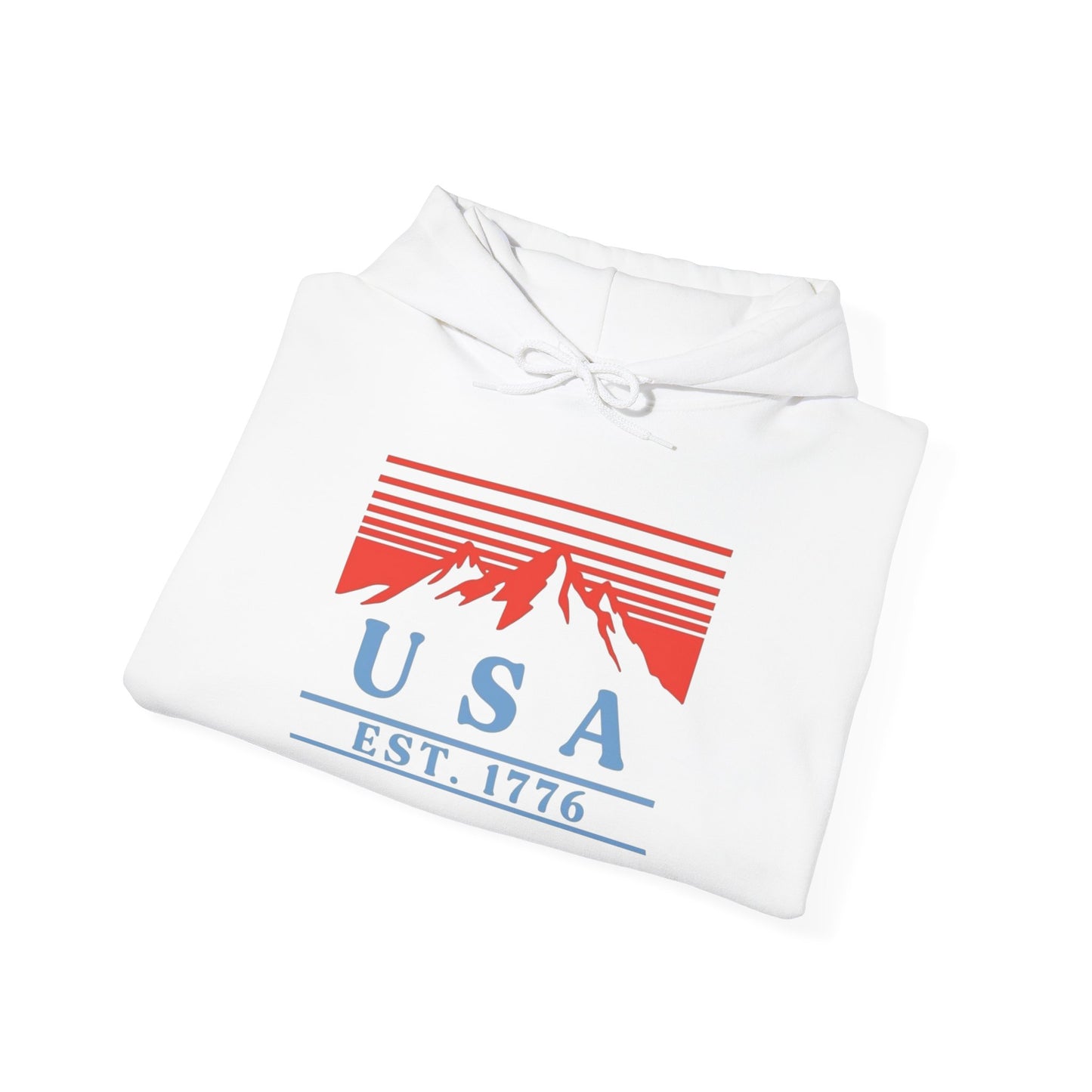 USA 1776 Graphic Hoodie Unisex Heavy Blend™ Hooded Sweatshirt