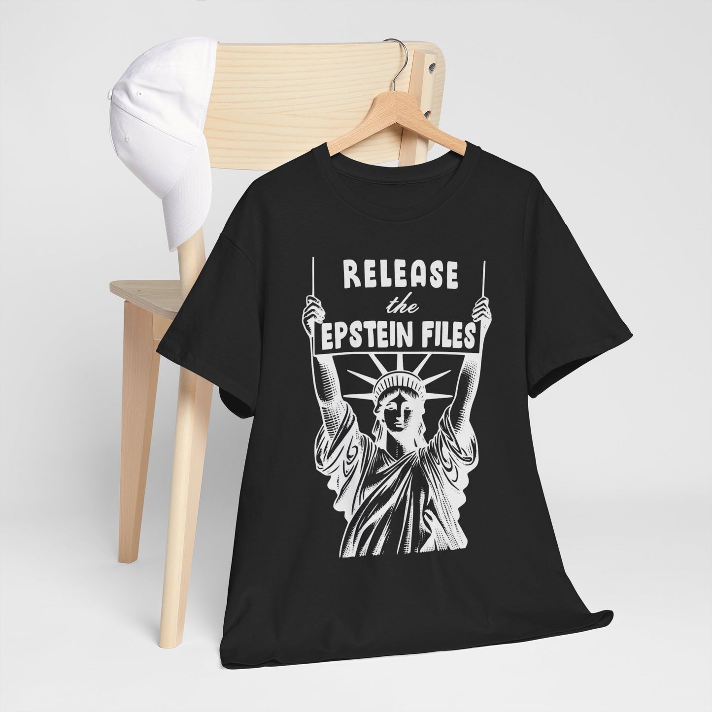 Release The Epstein Files Graphic T Shirt Unisex Heavy Cotton Tee
