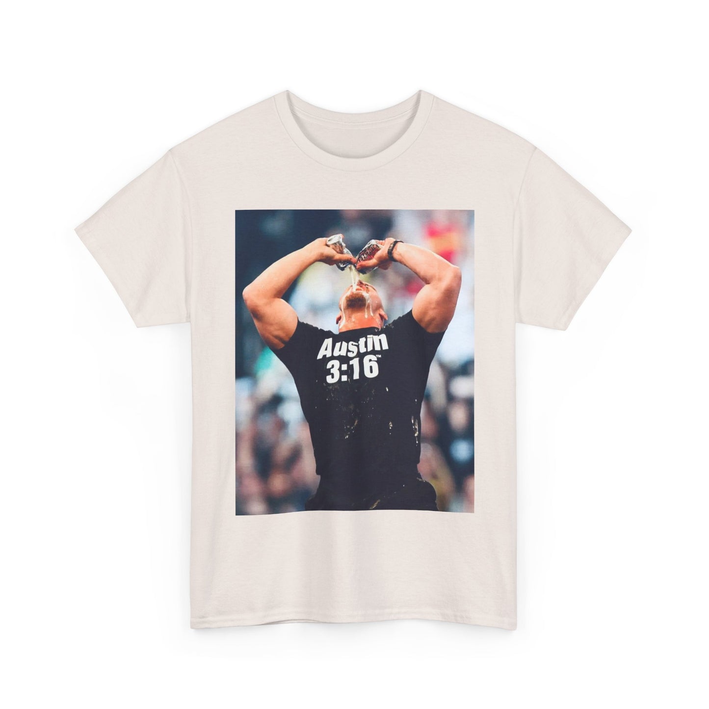 Stone cold Steve Austin T-shirt vintage wrestling mma Unisex Heavy Cotton Tee