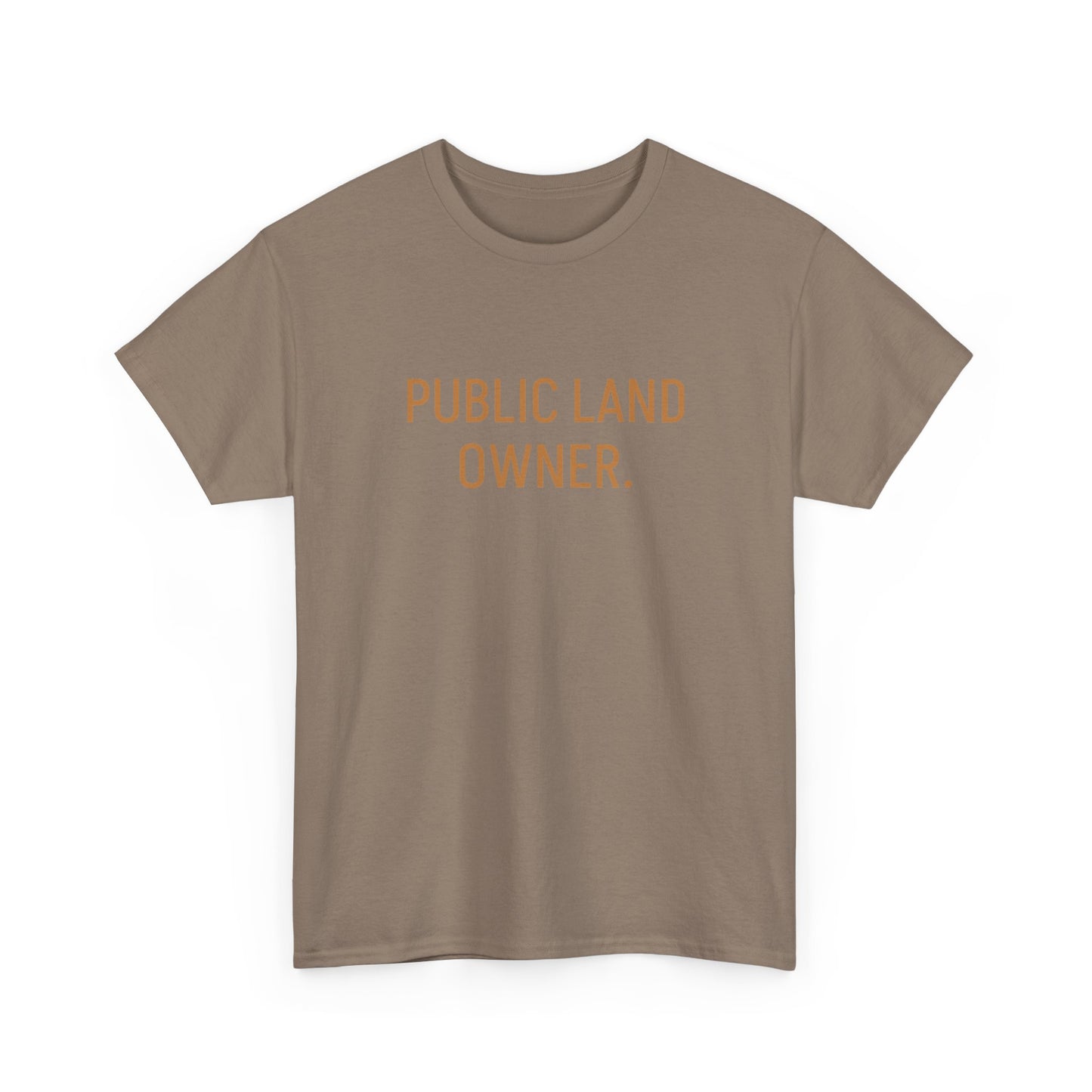 Public Land Owner Joe Rogan Graphic T Shirt S-5XL Unisex Heavy Cotton Tee