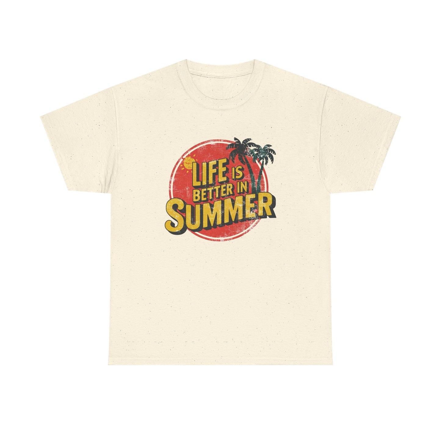Life Is Better In The Summer Graphic T Shirt Unisex Adults NEW