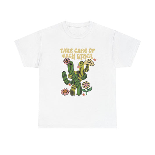 Take Care Of Each other Graphic T Shirt Unisex Heavy Cotton Tee