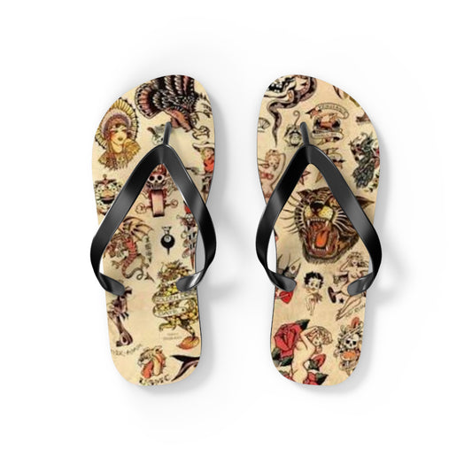 Sailor Jerry Sandals, Beach Shoes, Vacation Flip Flops, Pool Slides, Comfortable