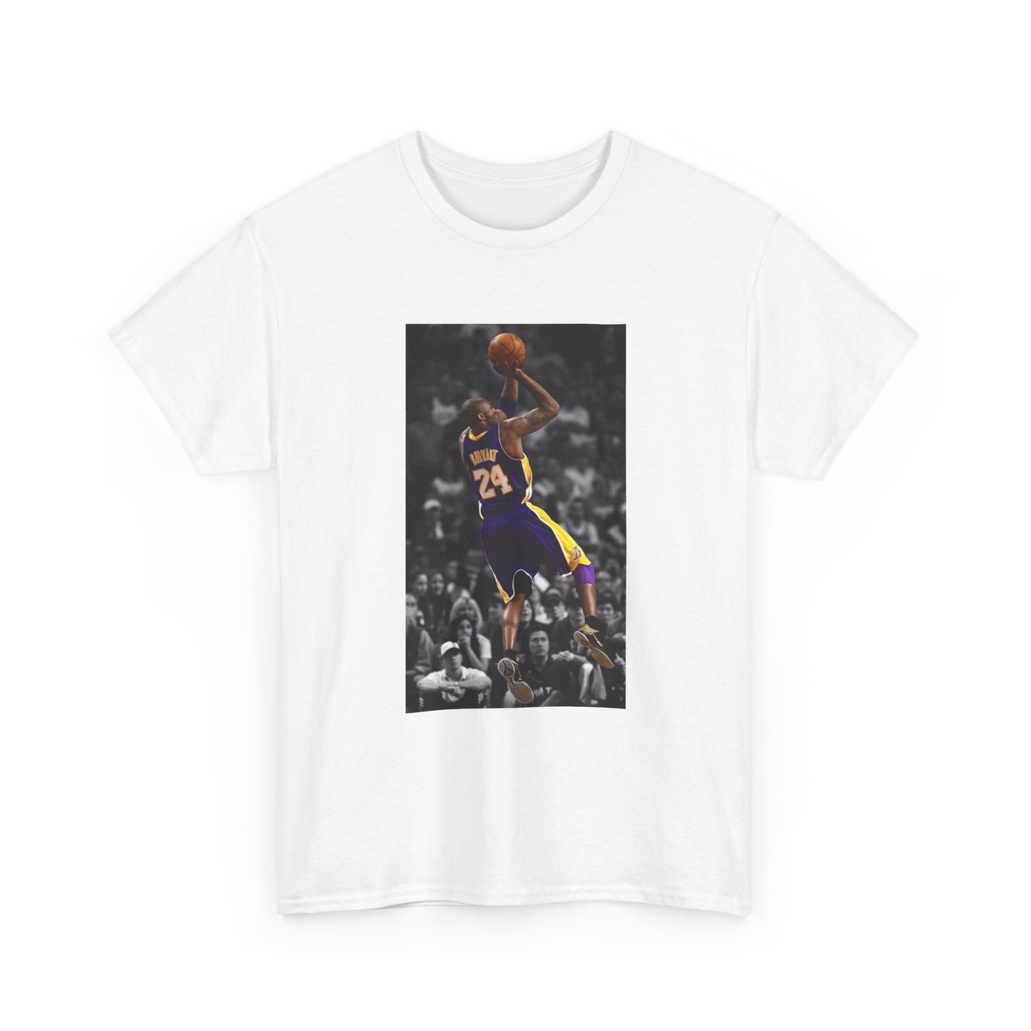 Kobe BasketBall Tshirt Vintage Lakers Retro Dunk Unisex Heavy Cotton LA Cali