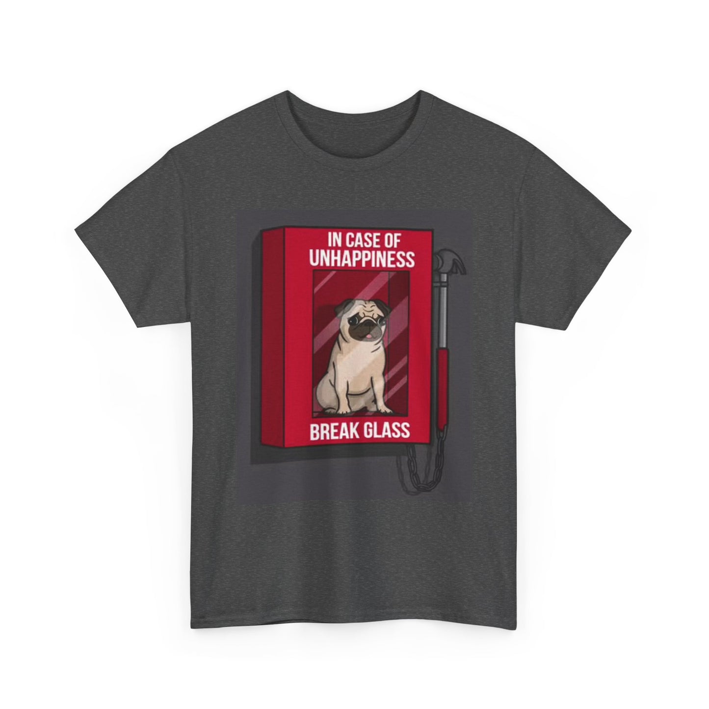 Pug Lover Animal T Shirt Funny Graphic Jokes Dog Lover Unisex Heavy Cotton Tee