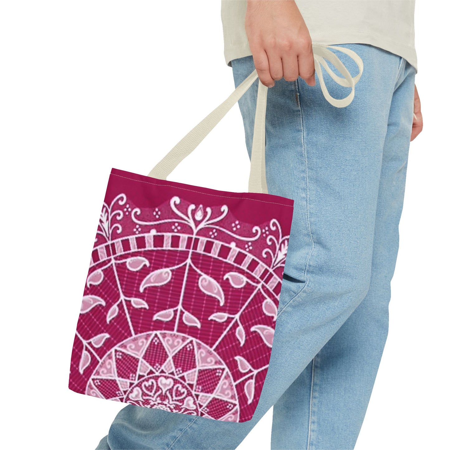 Pink And Silver Multi Color BRAND NEW MODERN Tote Bag (AOP)