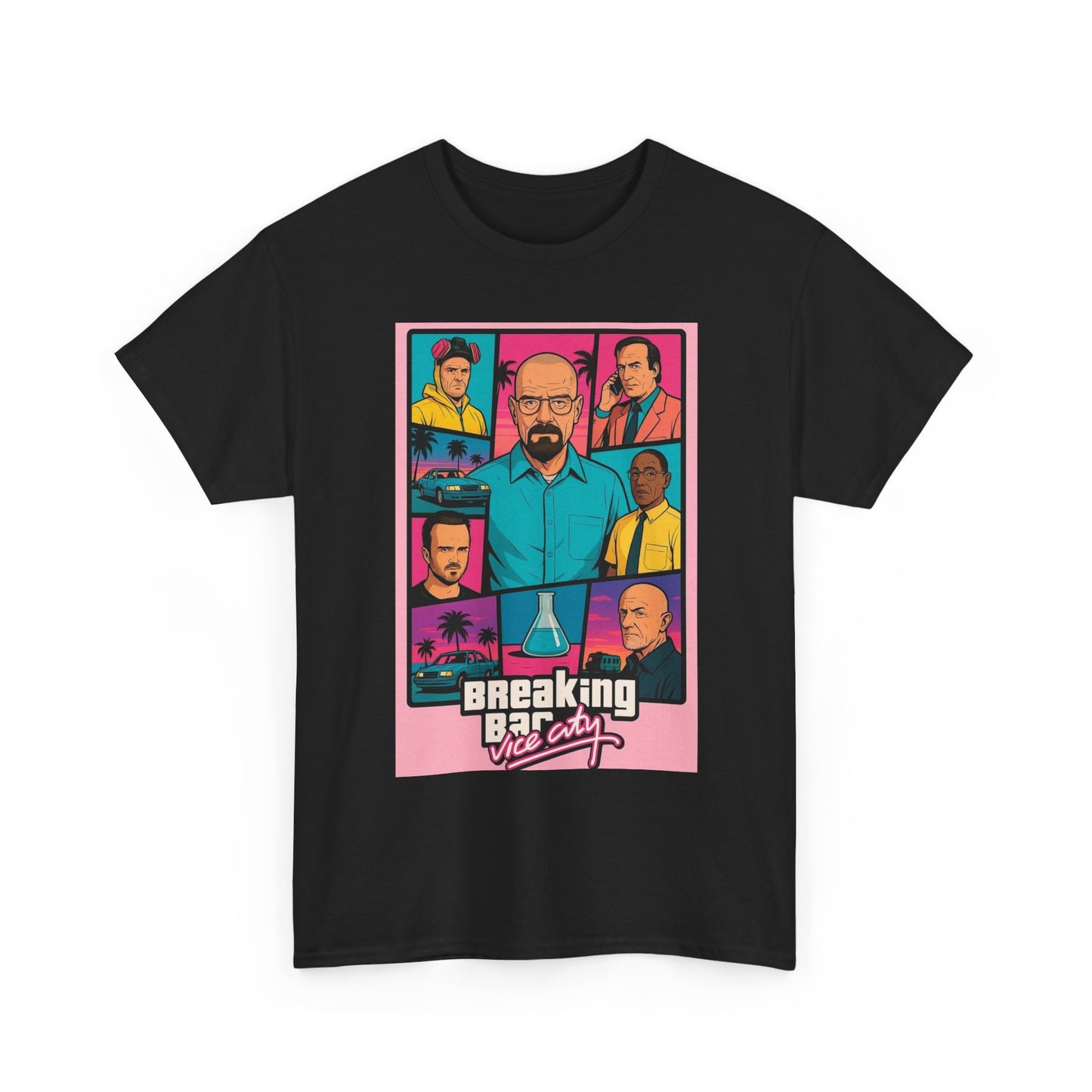 Vice City Breaking Bad Retro Graphic T Shirt NEW ADULT Tee