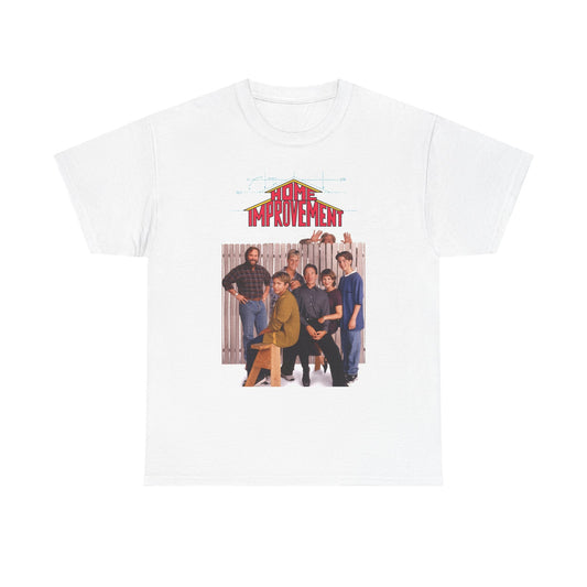 Home Improvement Poster 90s Graphic T Shirt NEW Unisex Heavy Cotton Tee Vintage