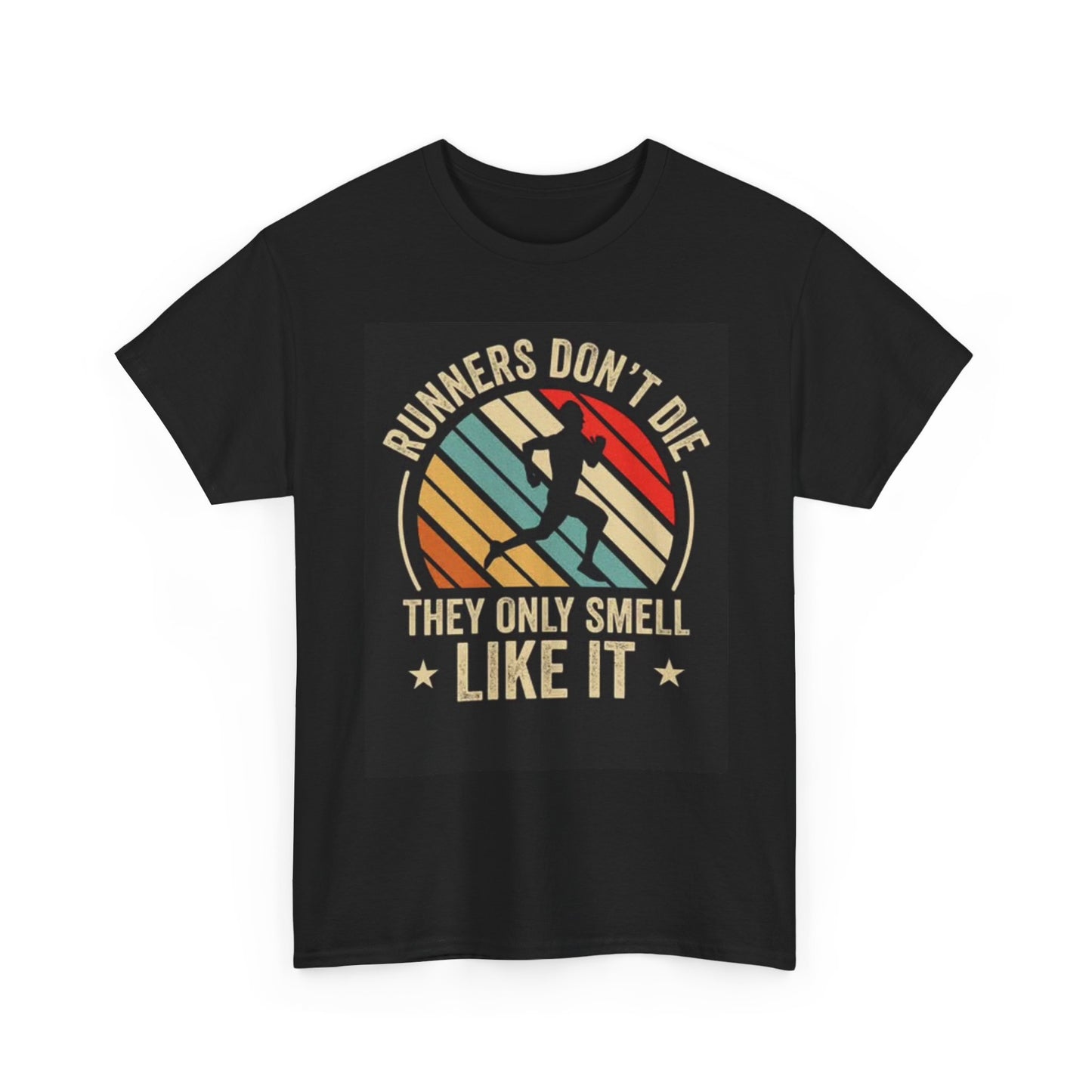 Runners Dont Die T Shirt Outdoors GYM Unisex Heavy Cotton Tee
