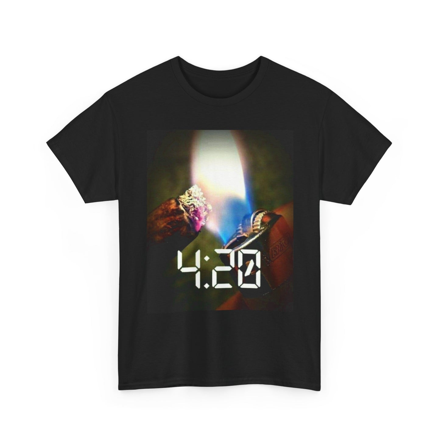 Spark Up 420 T Shirt Unisex Heavy Cotton Vintage Gift NEW