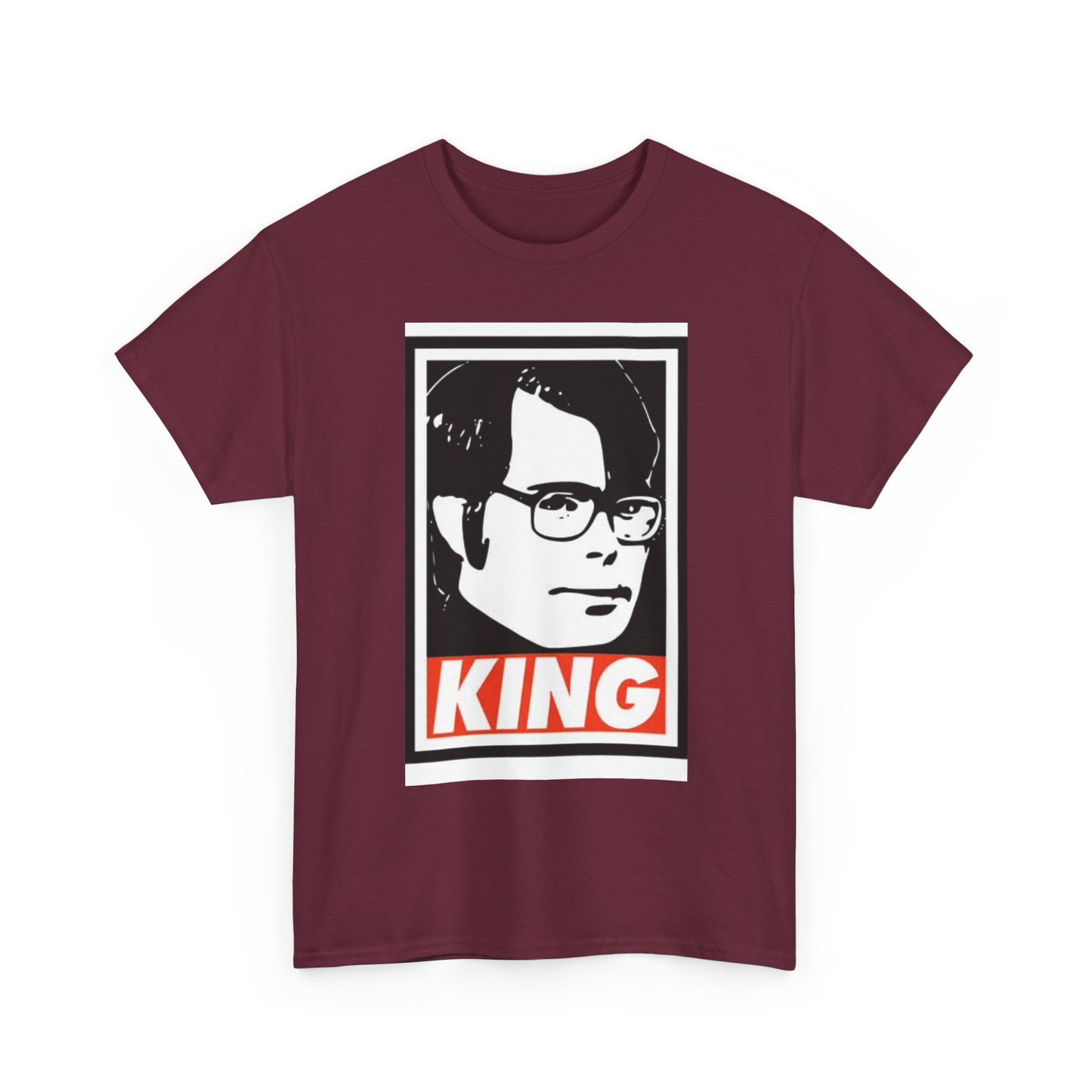 Stephen King Shirt Retro Poster Horror Funny Gift Scary Unisex Heavy Cotton Tee