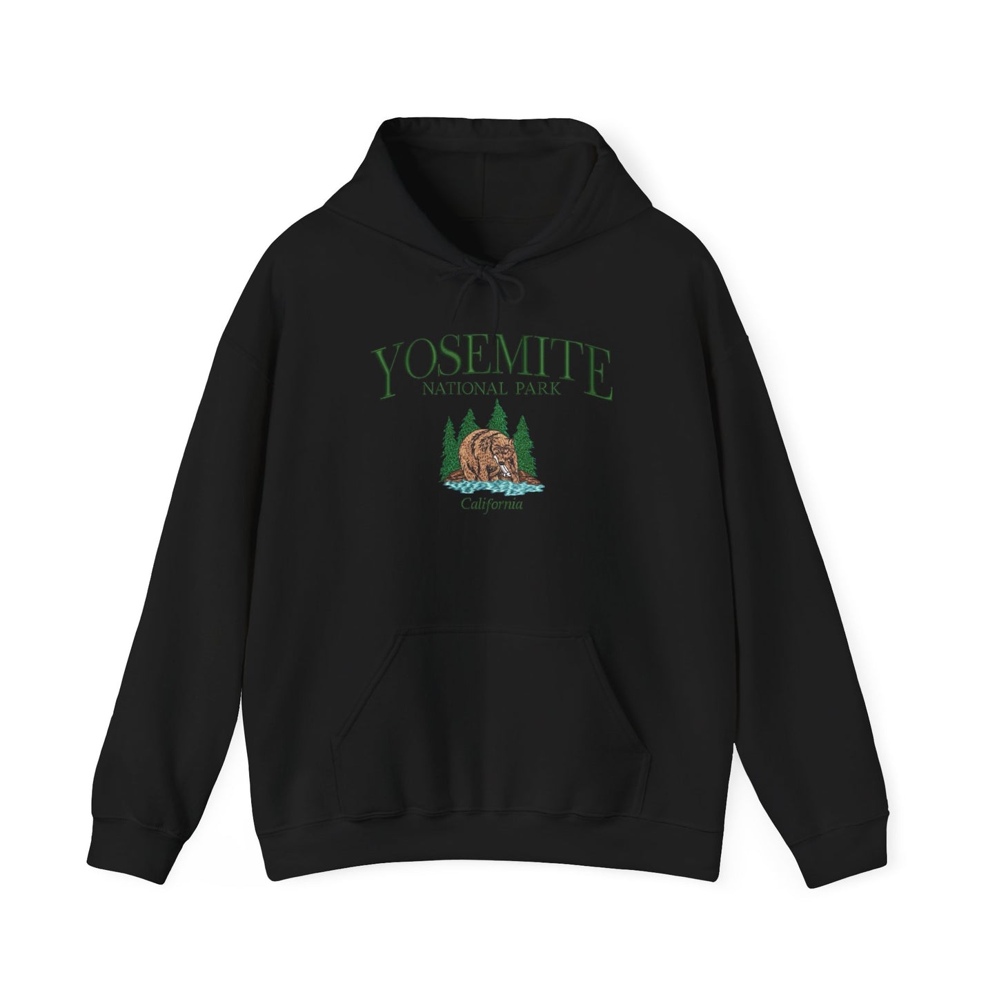 Yosemite National Park Graphic Hoodie Heavy Blend Sweatshirt NEW