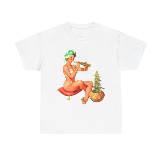 Weed Charmer Graphic T-Shirt Women's Heavy Comfy Cotton Tee