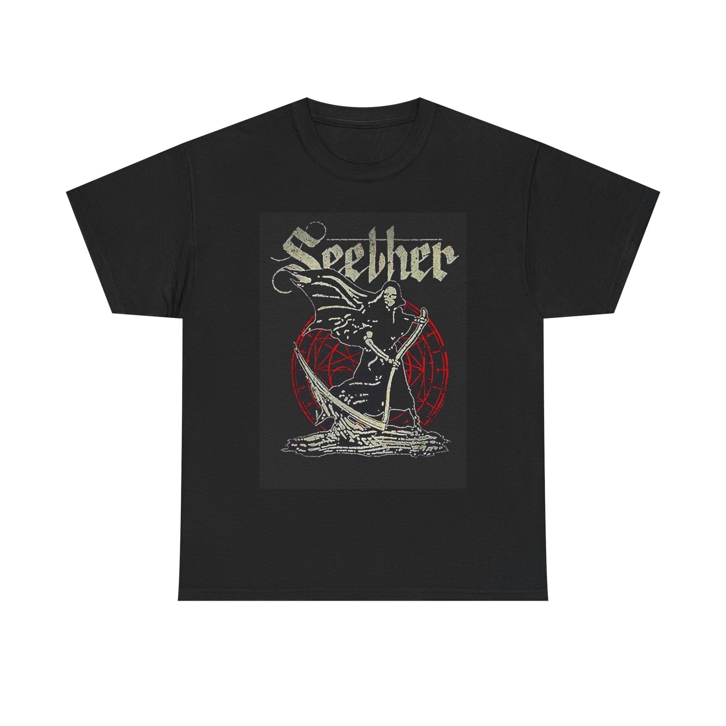Seether T-shirt vintage rock metal retro concert graphic Unisex Heavy Cotton Tee