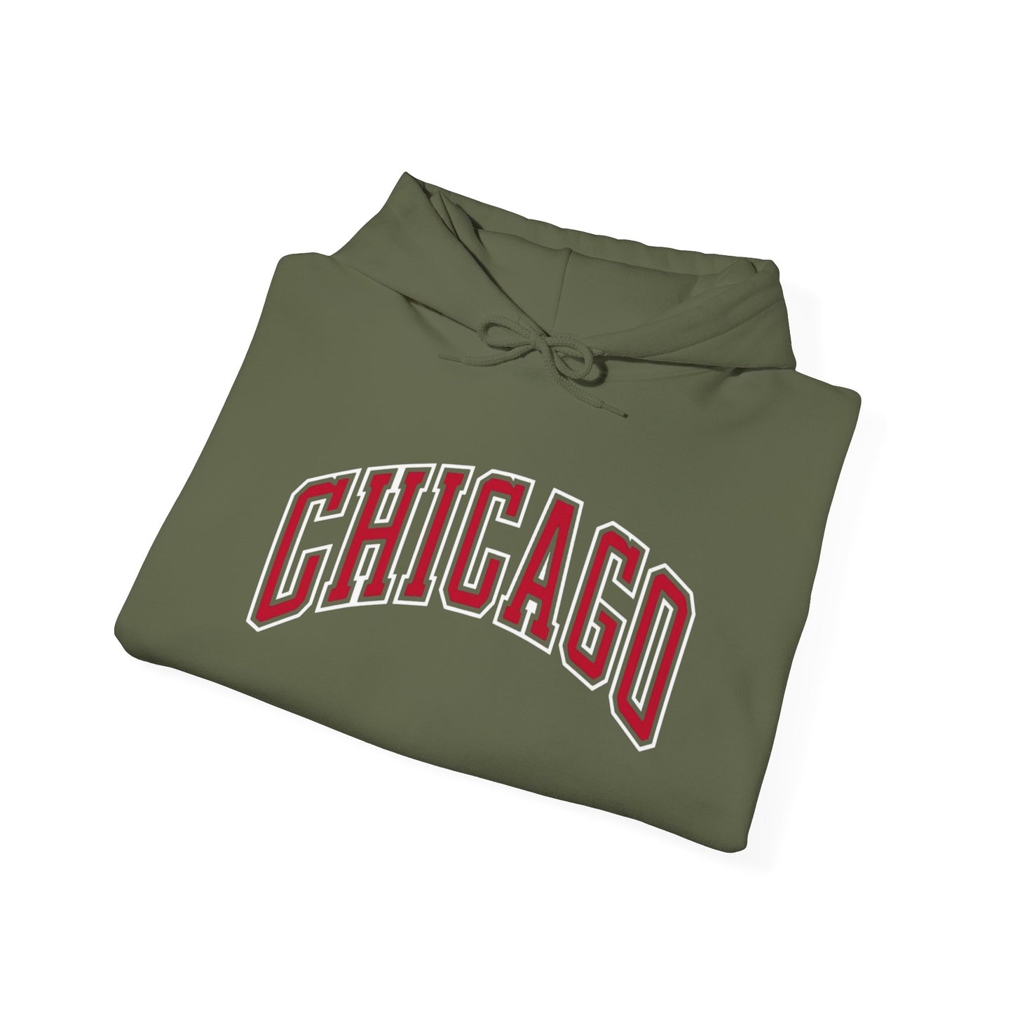 Chicago Retro 90's Graphic Hoodie Unisex Heavy Blend™ Hooded Sweatshirt