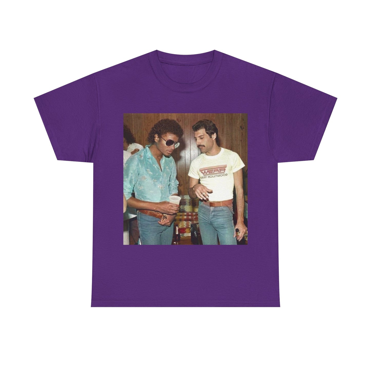 Michael jackson Queen tshirt vintage 80s retro graphic Unisex Heavy Cotton Tee