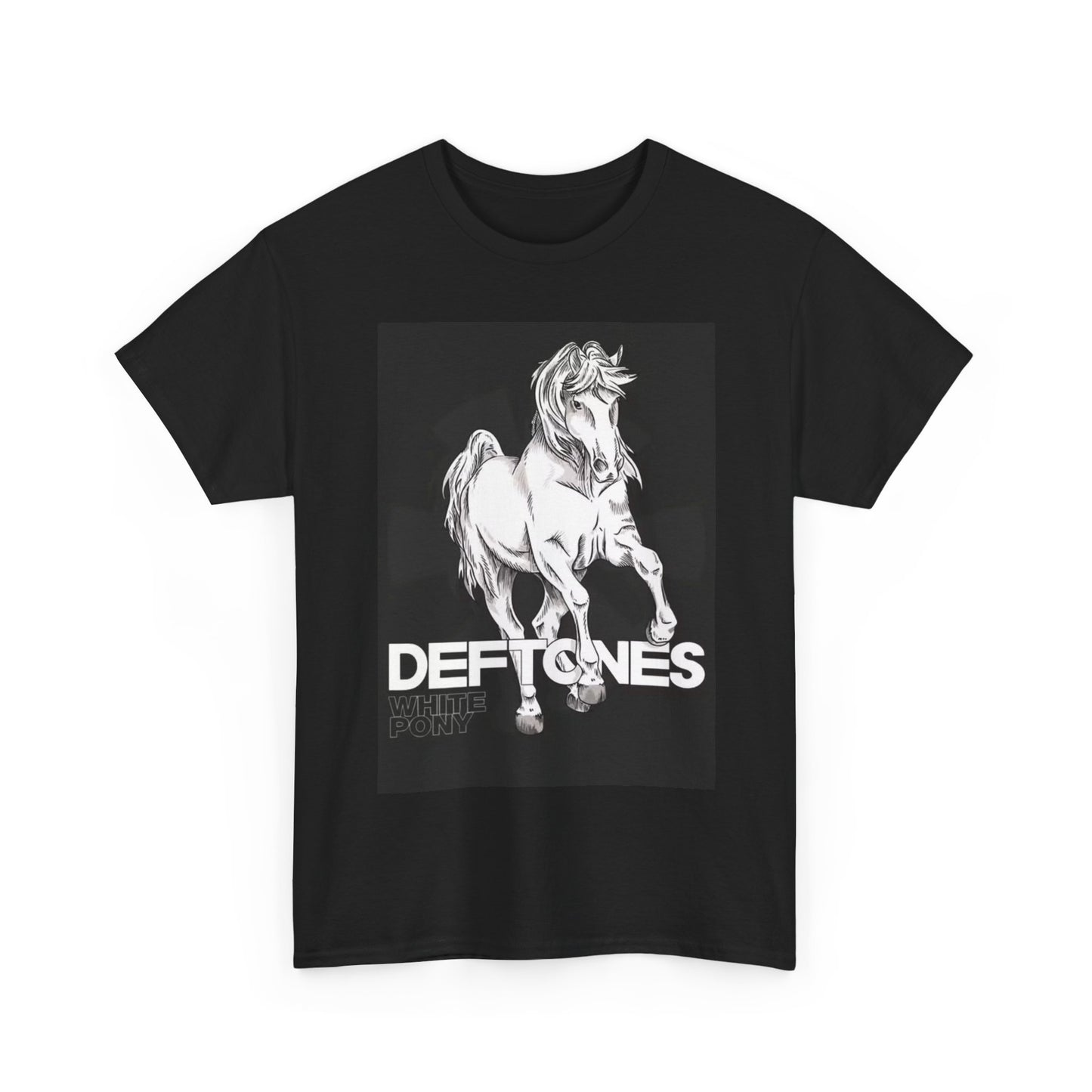 Deftones Tshirt Rock band merch Vintage metal Unisex Heavy Cotton Tee