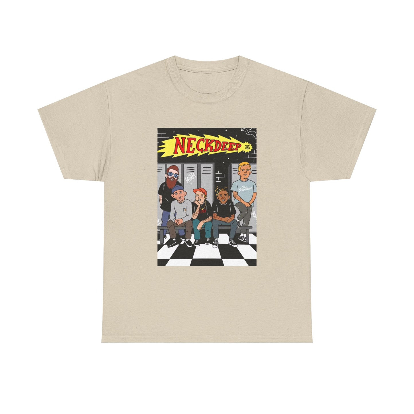 Neck Deep Tshirt Punk Rock UK retro Album art Unisex Heavy Cotton Tee