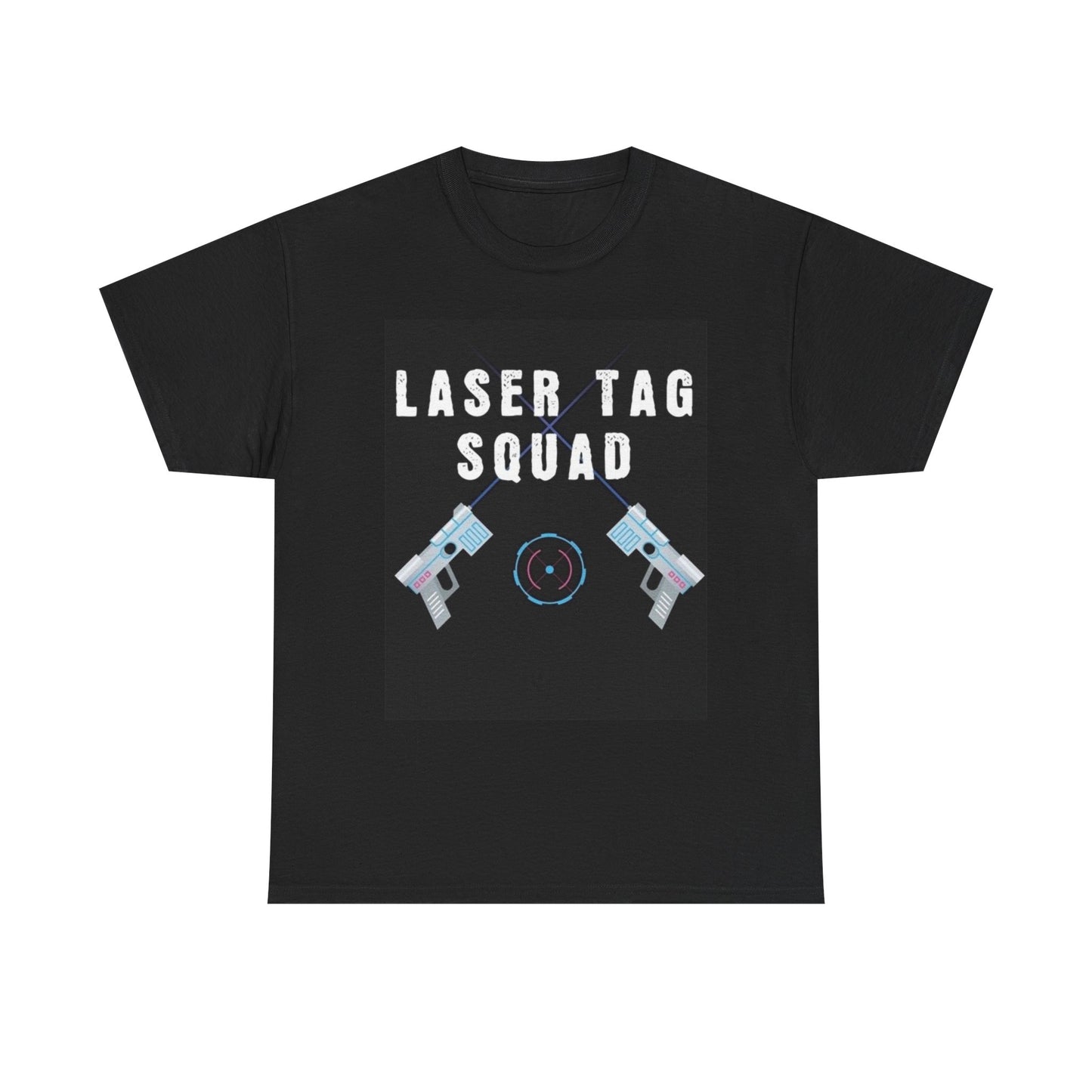 Laser Tag Squad Graphic T Shirt Funny Gift Unisex Heavy Cotton Tee