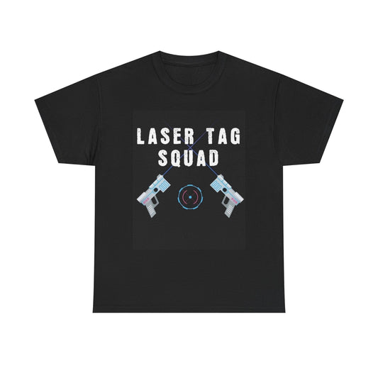 Laser Tag Squad Graphic T Shirt Funny Gift Unisex Heavy Cotton Tee