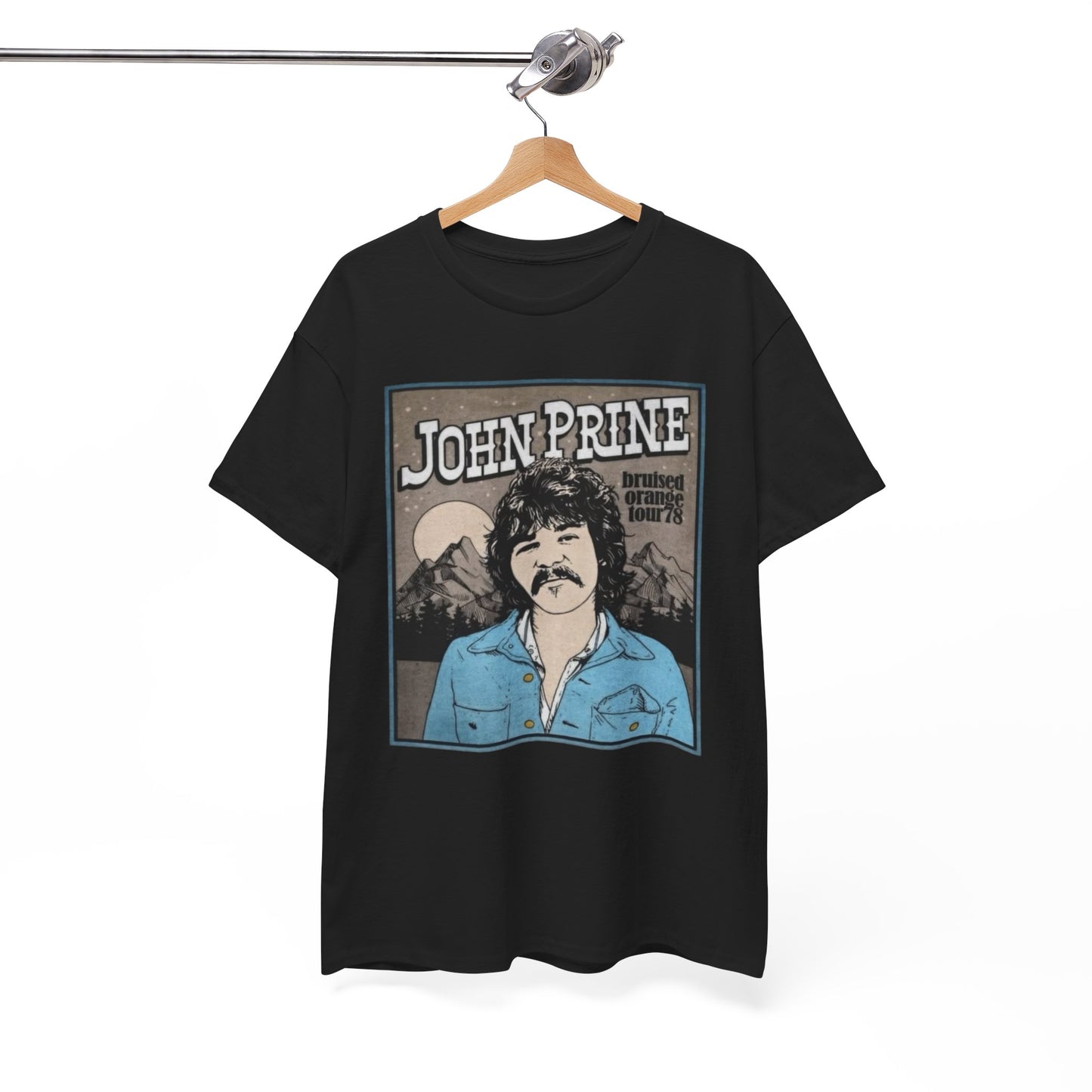 John Prine Vintage Graphic T Shirt NEW ADULT Unisex Heavy Cotton Tee