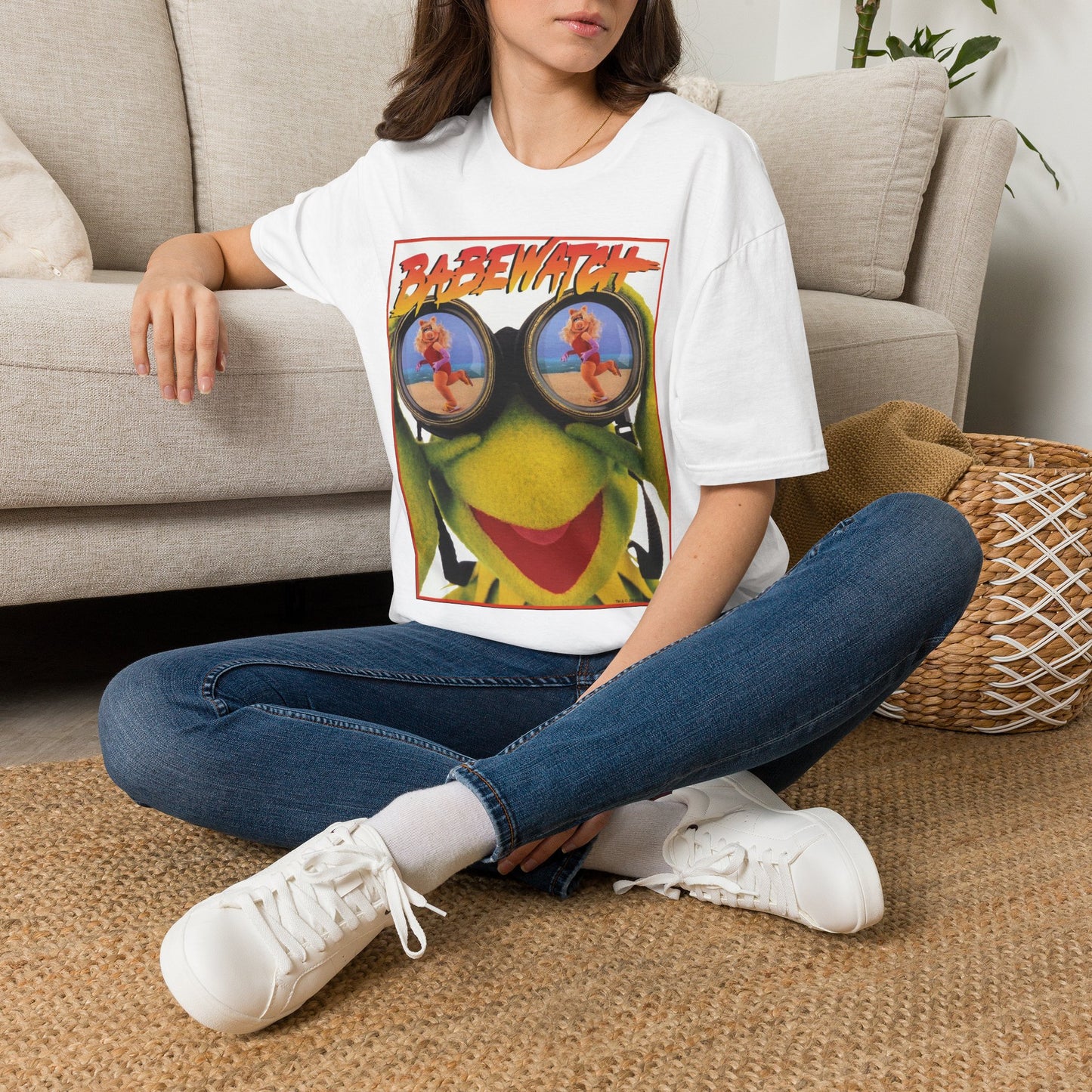 Babewatch vintage graphic T Shirt Cartoon Unisex Softstyle T-Shirt