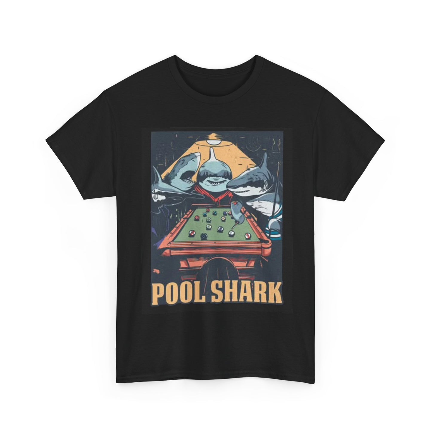 Pool Shark T Shirt Retro Funny Graphic T Vintage Pool Hall Rogan Unisex