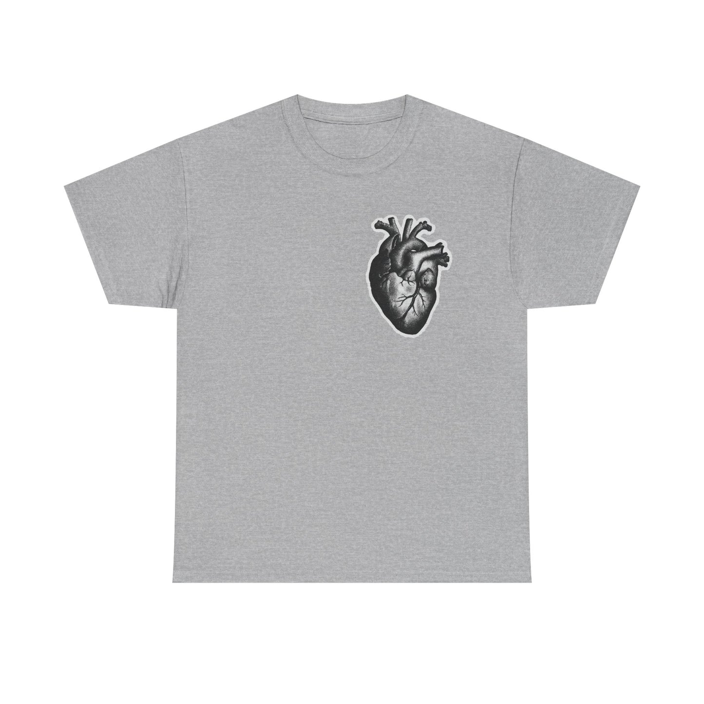 Heart Graphic T Shirt Unisex Heavy Cotton NEW Tee