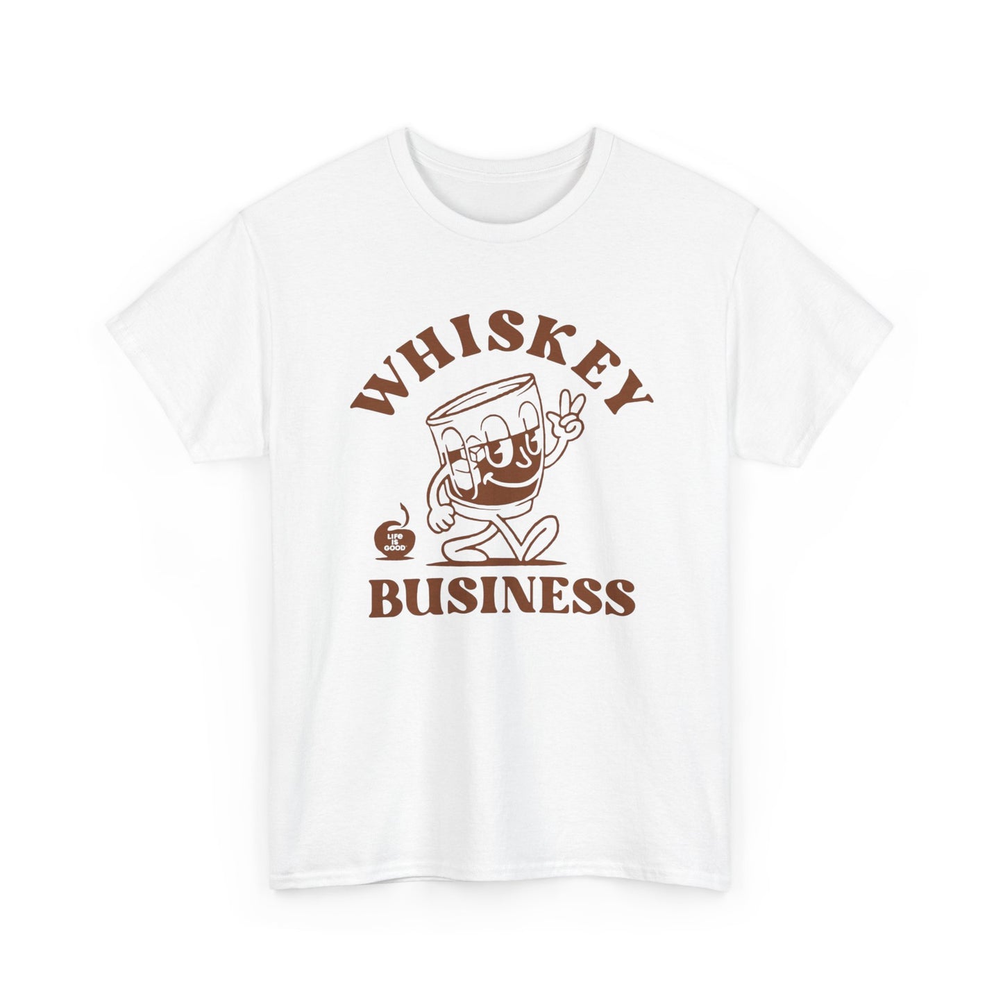 Whiskey Business T Shirt Funny Jokes Humor Unisex Heavy Cotton Tee