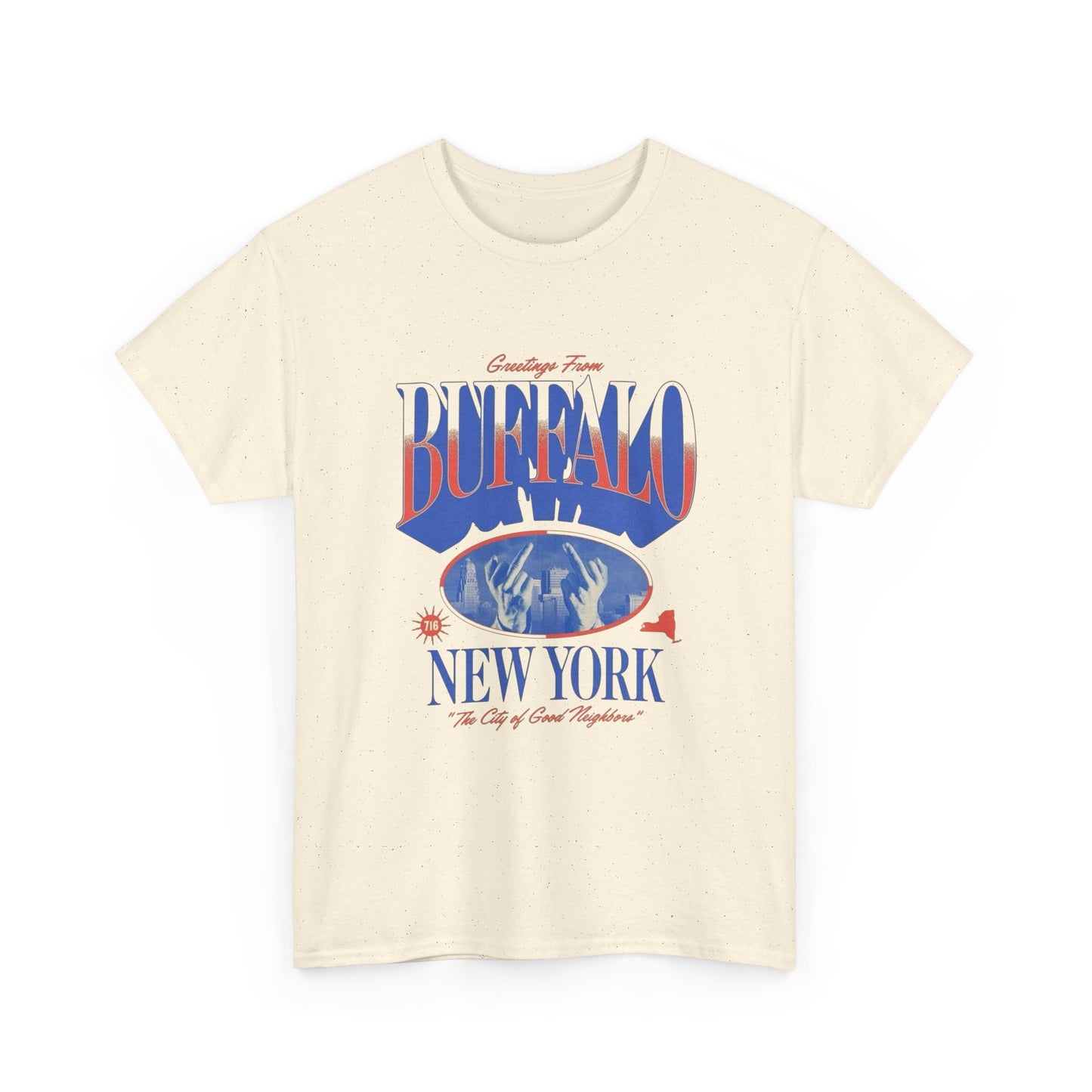 Greetings From Buffalo Football Graphic T Shirt Unisex Adults NEW