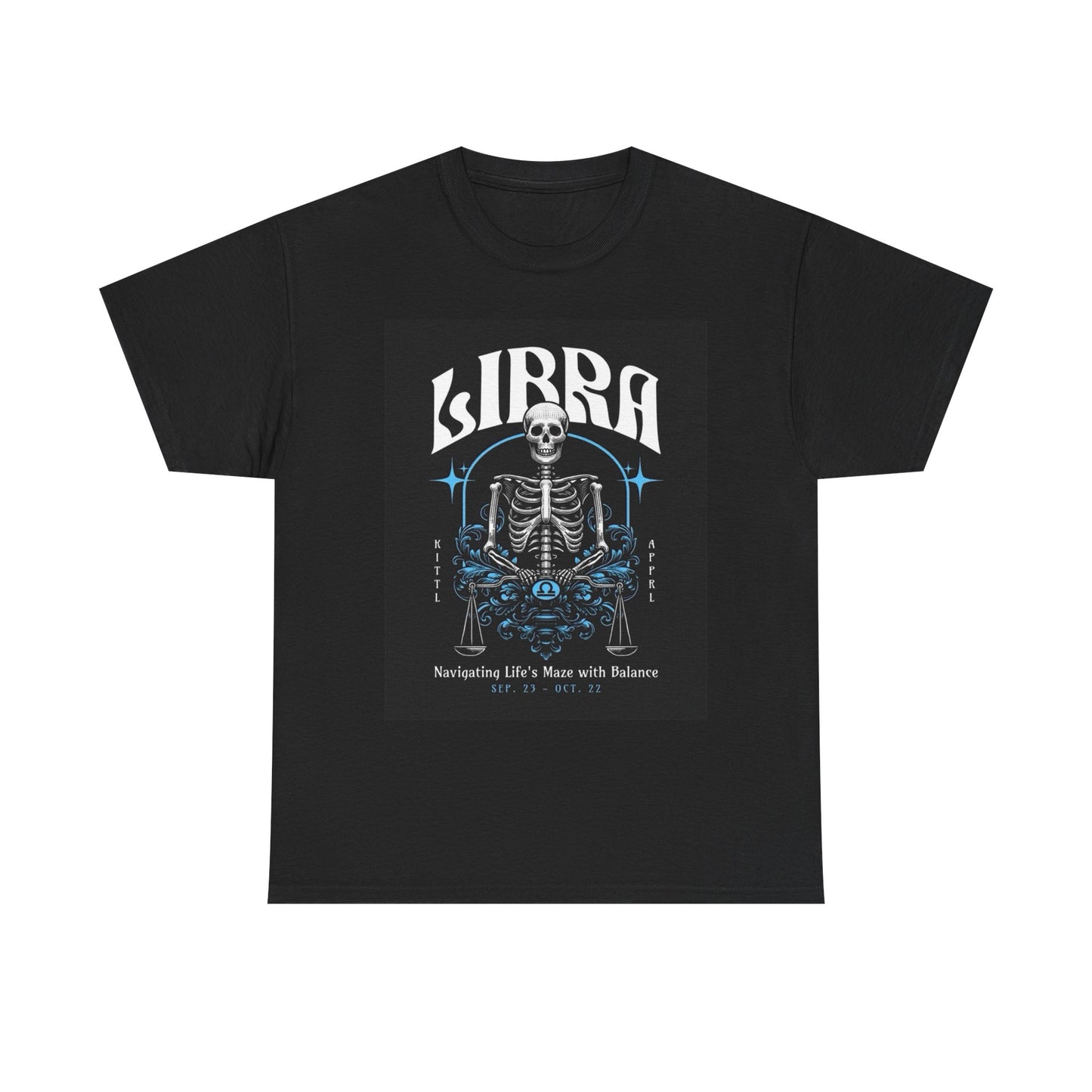 Libra Zodiac Astrology Sign Graphic T Shirt Unisex Heavy Cotton Tee NEW