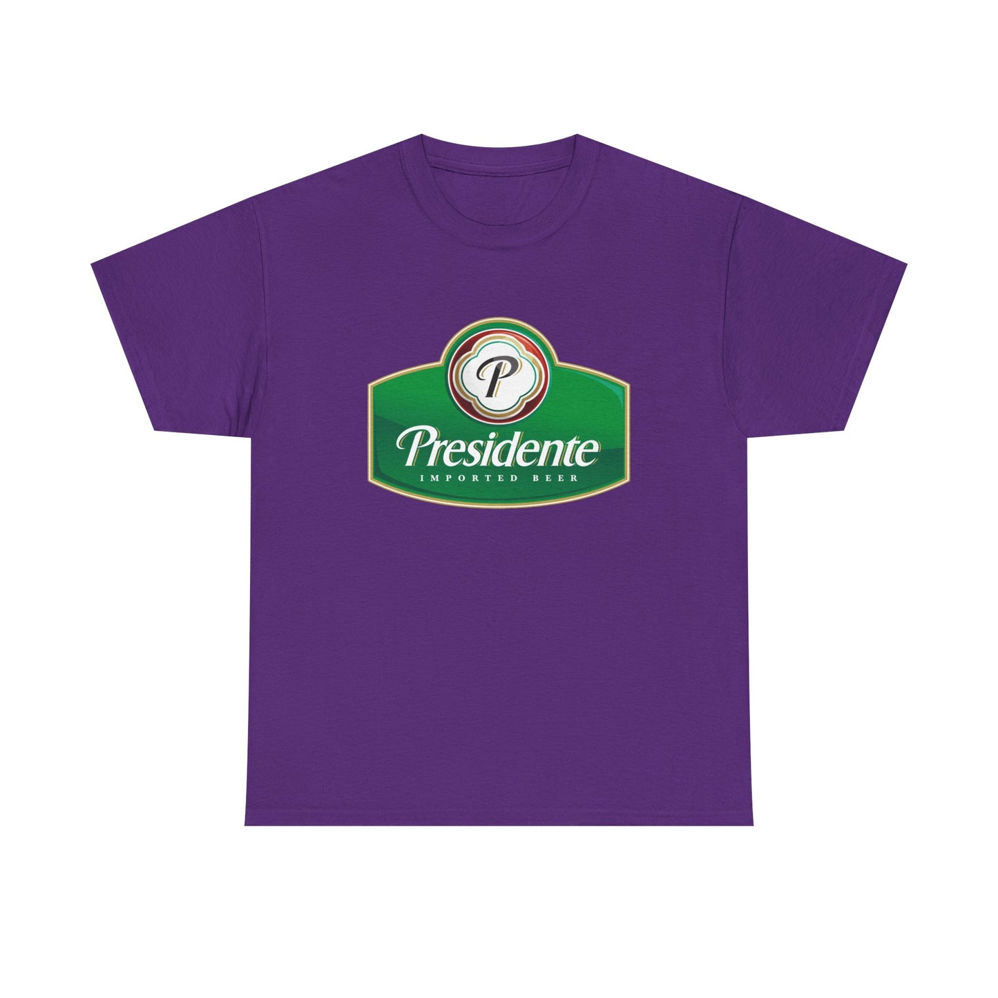 Presidente Beer Logo Shirt Retro Poster Unisex Heavy Cotton Tee