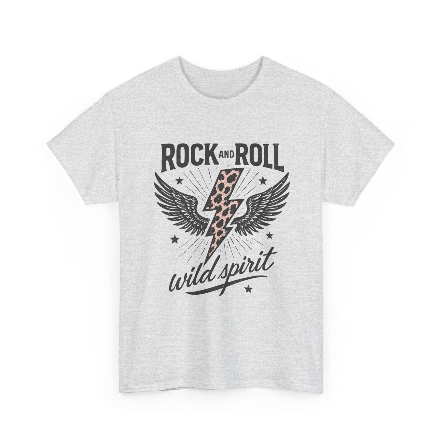 Rock And Roll Wild spirit Graphic T Shirt Unisex Heavy Cotton Tee