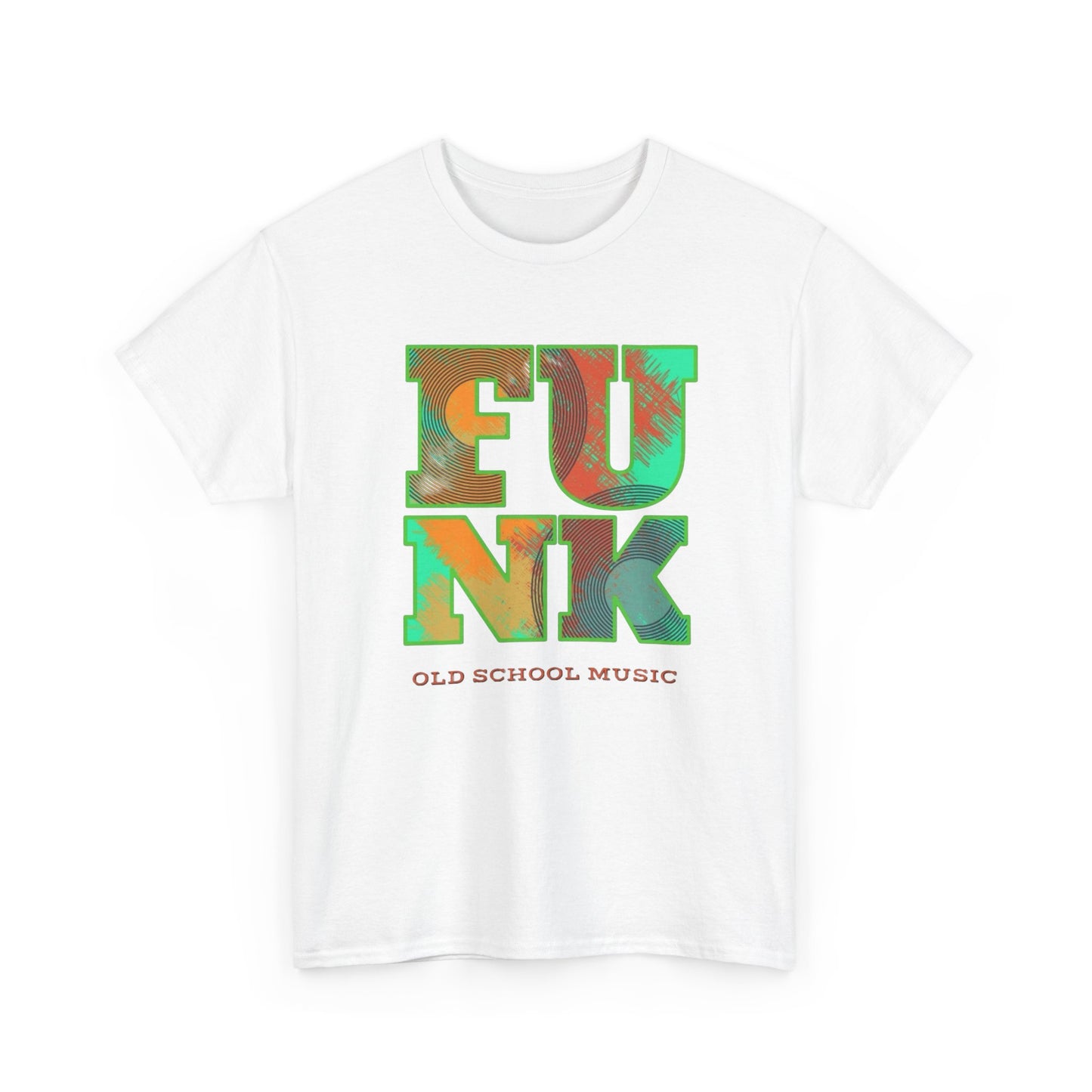 Funk Old School Music Graphic T Shirt NEW GIFT Unisex Heavy Cotton Tee