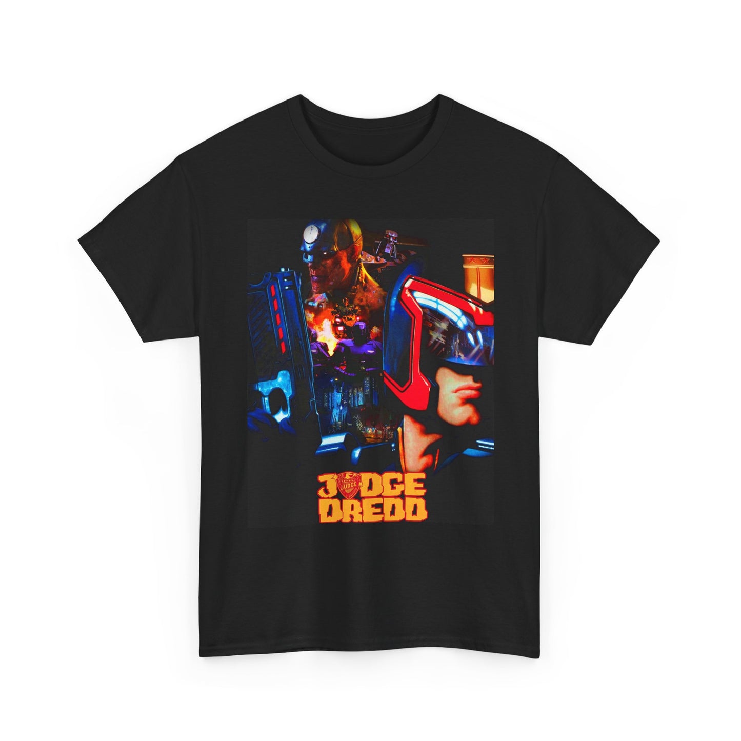 Judge Dredd Retro Graphic T Shirt NEW Cotton Tee Gift