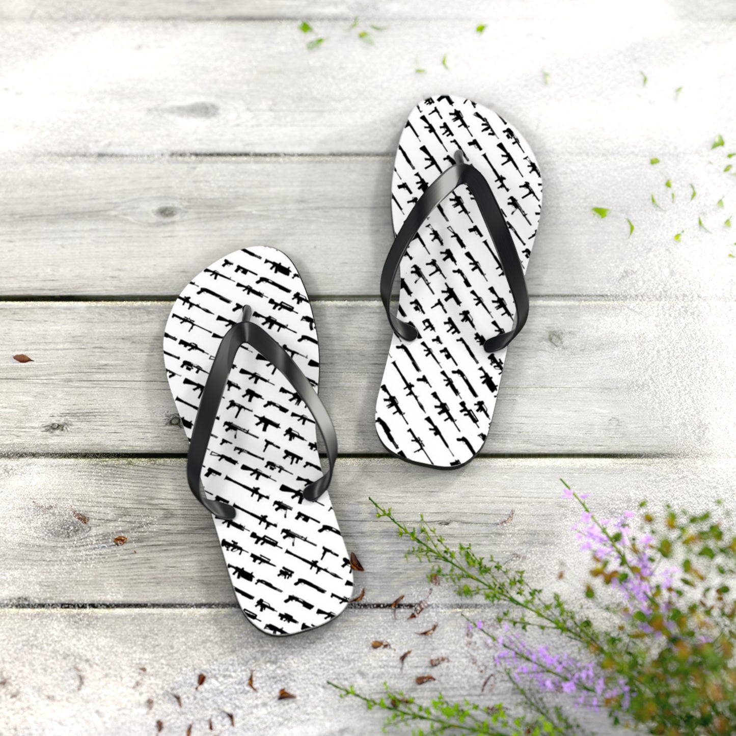 WAVES And SUN Co Sandals Gun - Flip Flops -Slides Summer Beach BRAND NEW
