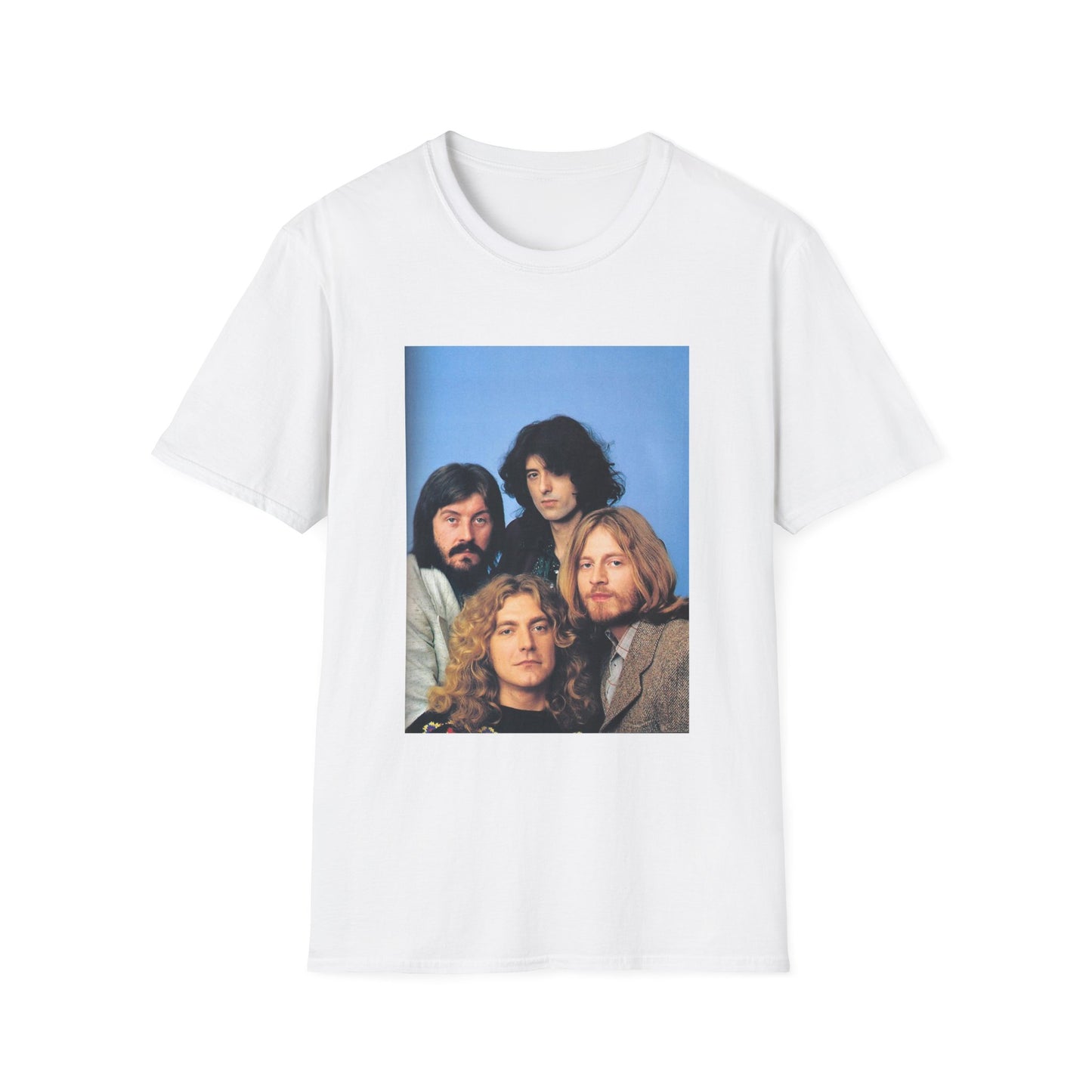 Led Zeppelin T-shirt rock retro vintage band tee Unisex Softstyle T-Shirt