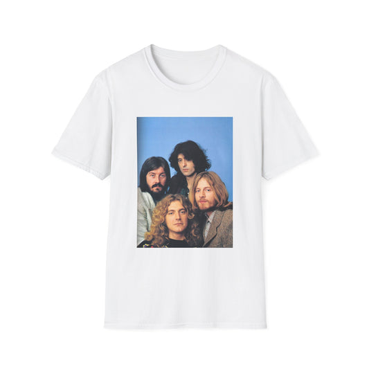 Led Zeppelin T-shirt rock retro vintage band tee Unisex Softstyle T-Shirt