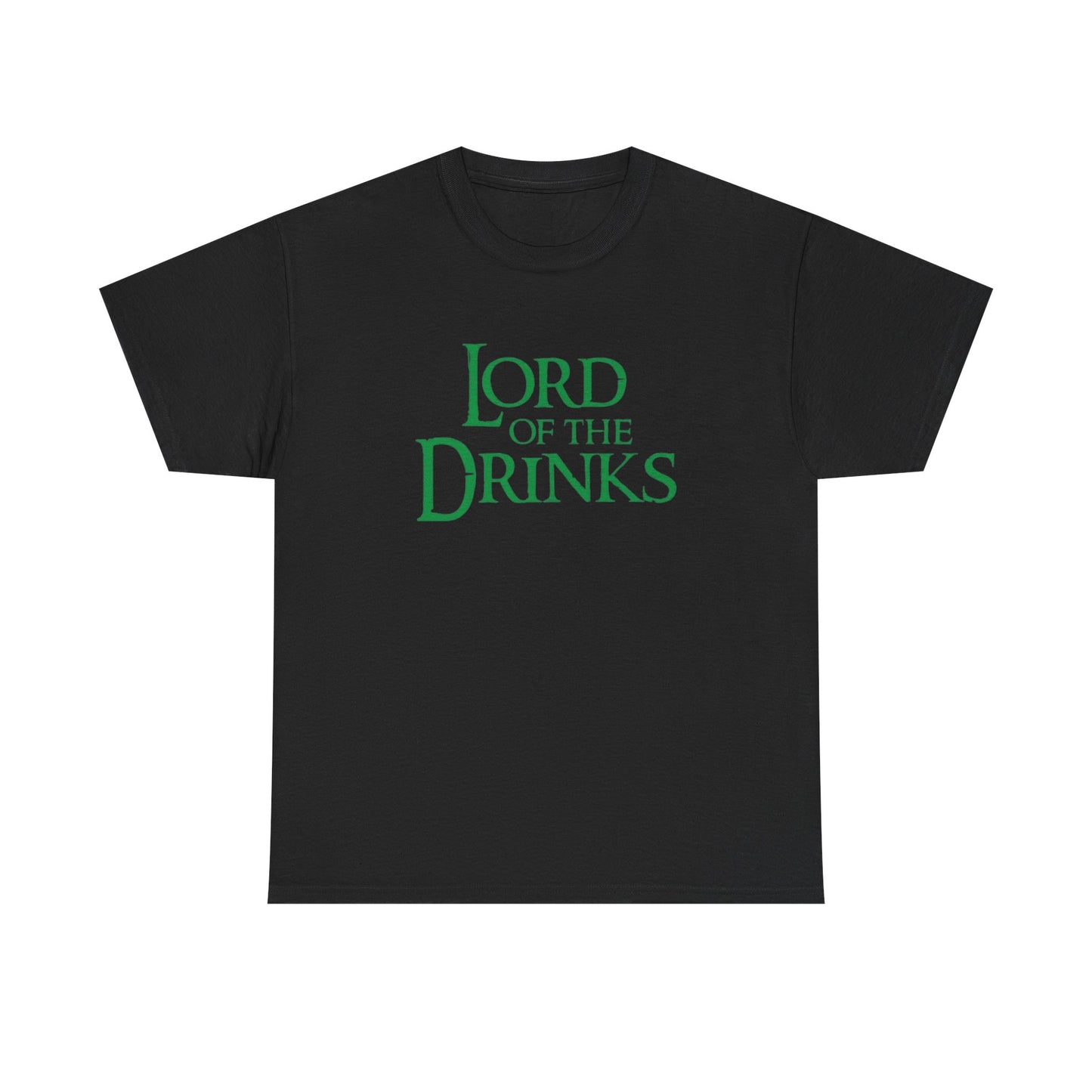 Lord Of The Drinks Funny Graphic T-Shirt Unisex Heavy Cotton Tee Gift NEW