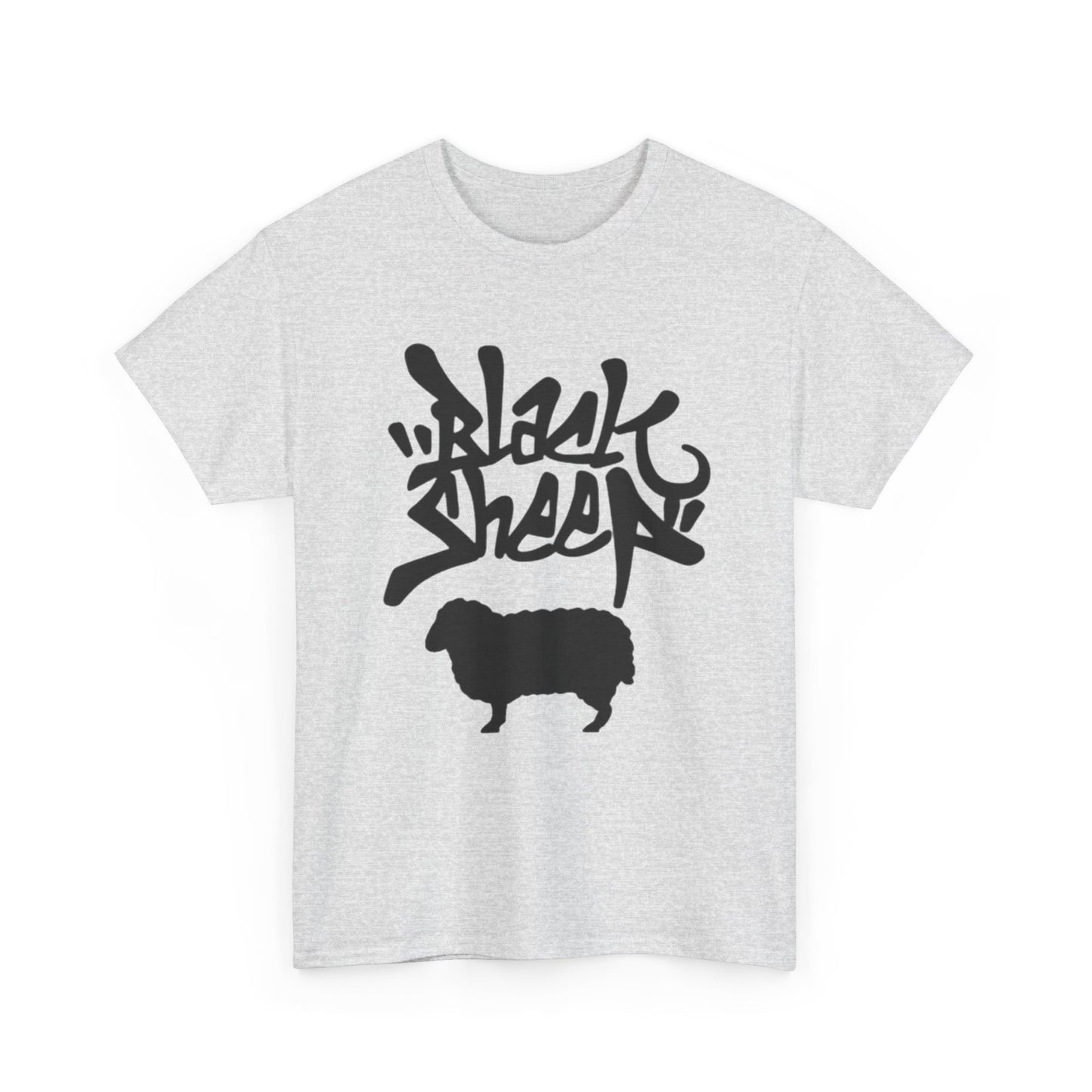 Black Sheep T Shirt Graphic Unisex Heavy Cotton Tee NEW GIFT