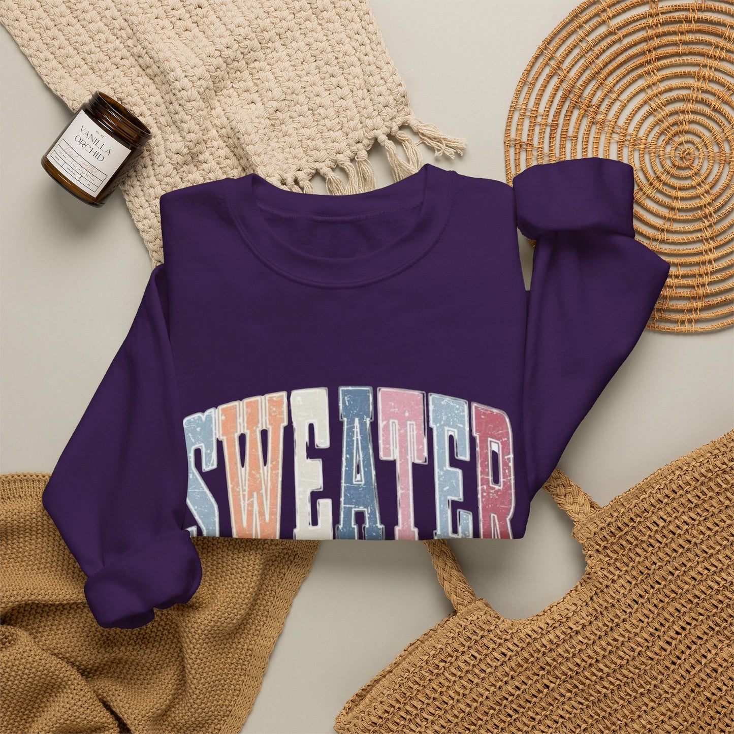 Sweater Weather Graphic Sweater NEW Unisex Heavy Blend™ Crewneck Sweatshirt