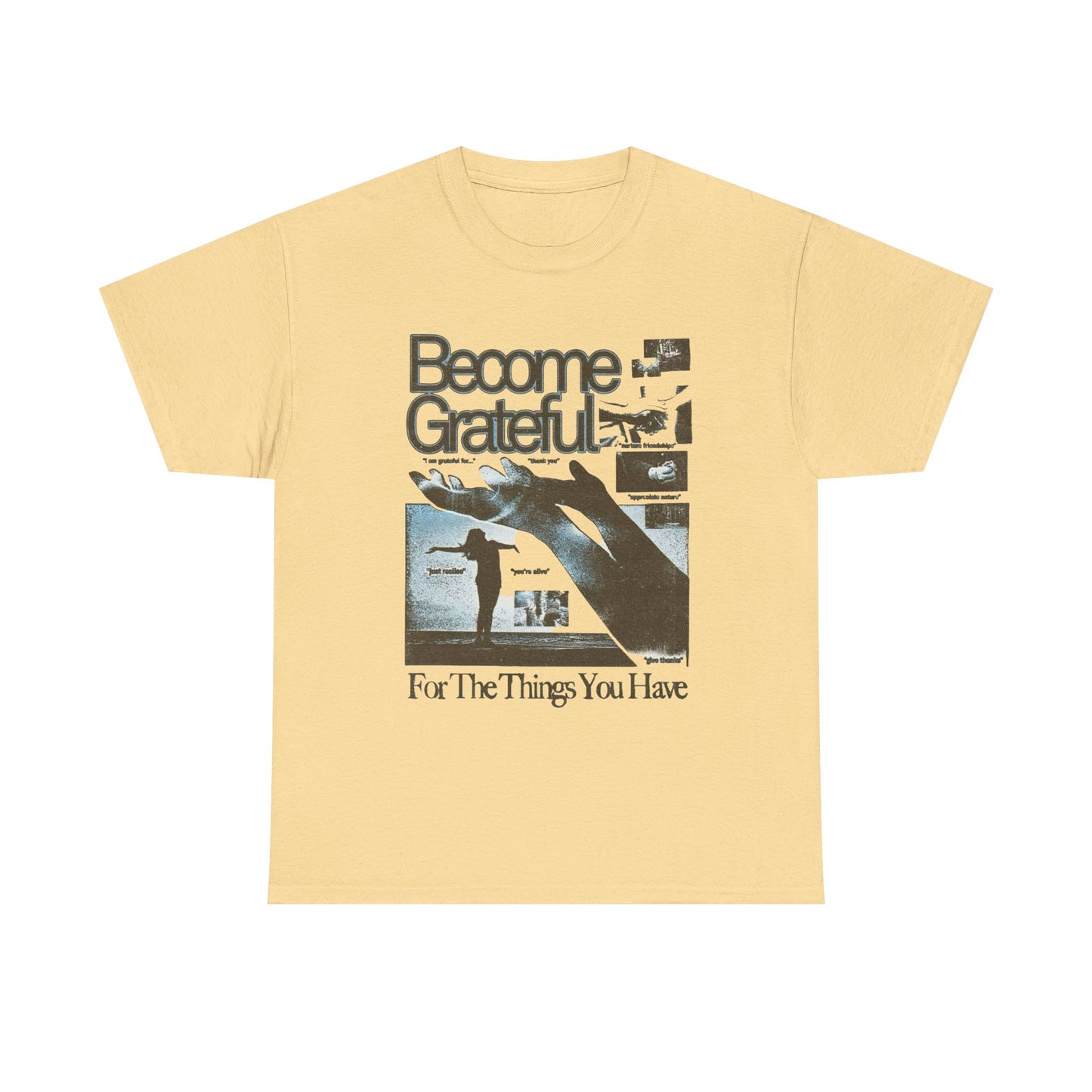 Become Grateful Graphic T Shirt Unisex Gift New AMERICAN VINTAGE
