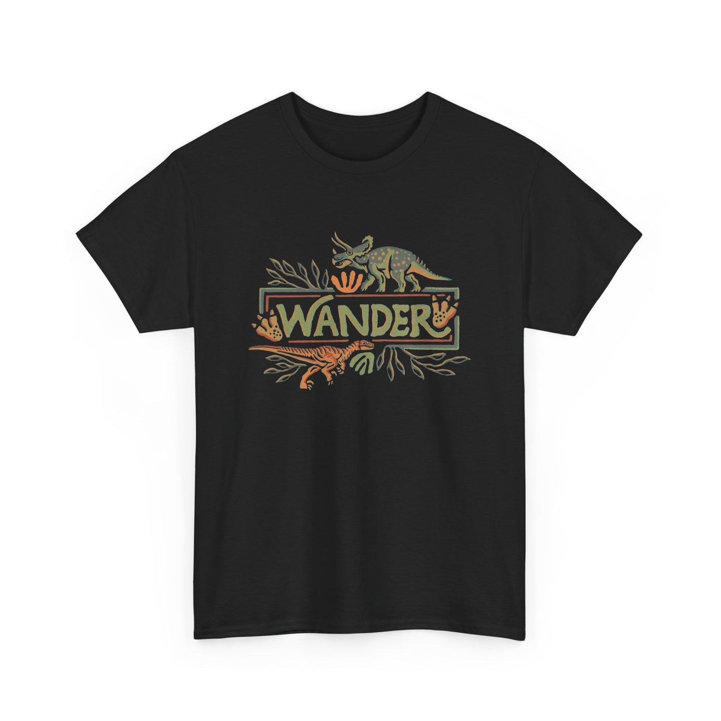 Live To Wander Dinosaur Land Graphic T Shirt NEW Adult Tee