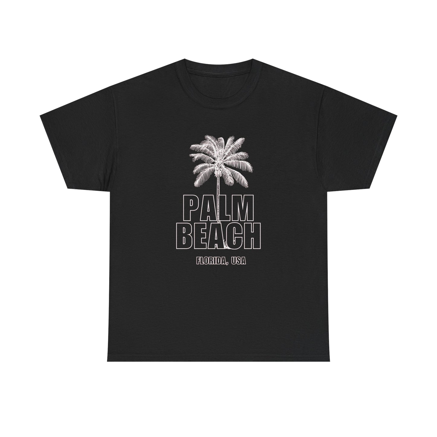 Palm Beach Florida Graphic T Shirt NEW Adult Unisex Heavy Cotton Tee