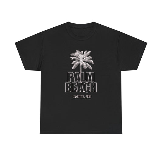Palm Beach Florida Graphic T Shirt NEW Adult Unisex Heavy Cotton Tee