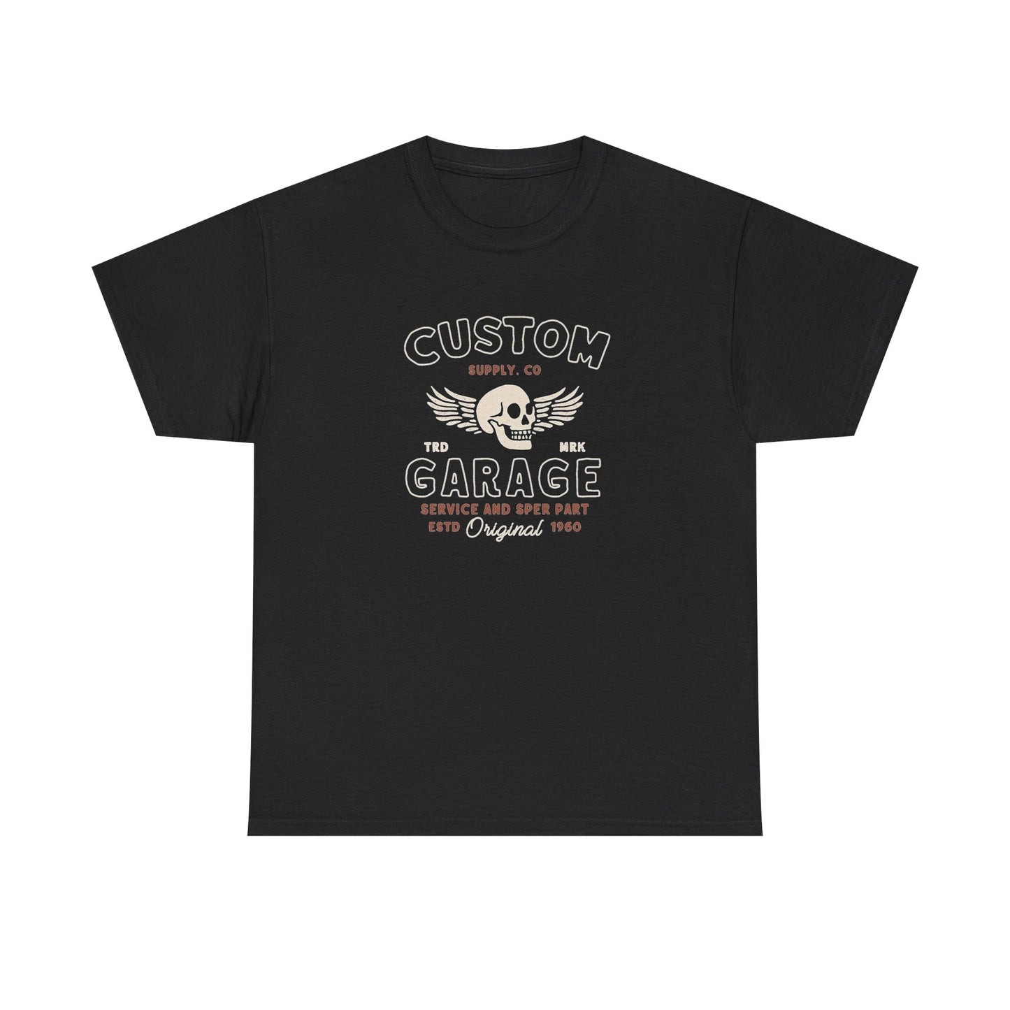 Custom Garage Graphic T Shirt NEW Vintage Unisex Heavy Cotton Tee