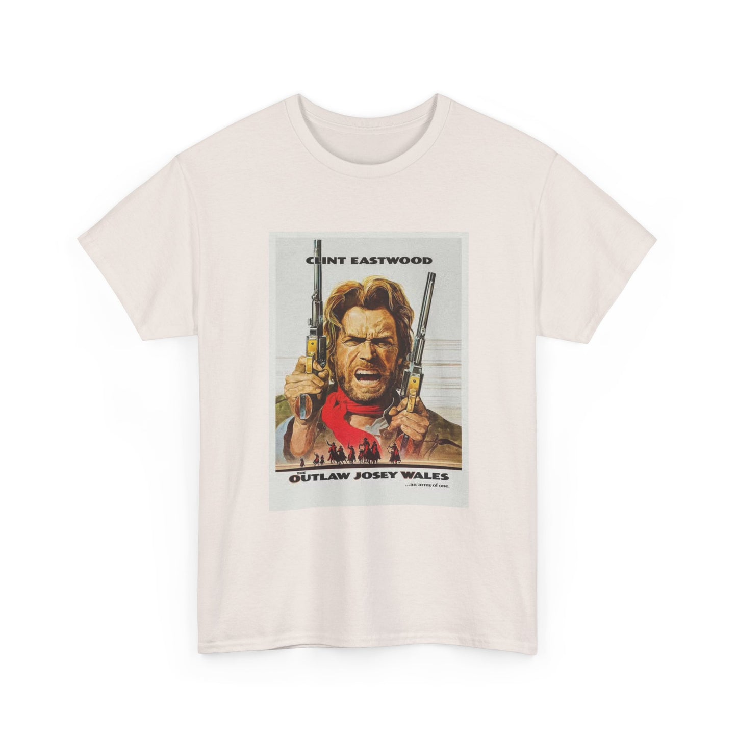 Clint Eastwood Tshirt Vintage The Outlaw Movie retro Unisex Heavy Cotton Tee