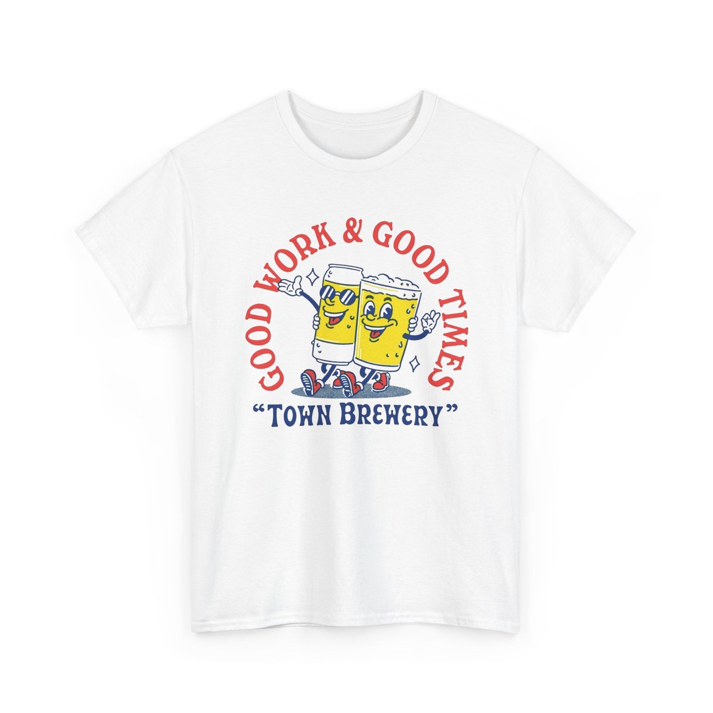 Town Brewery Vintage Graphic T Shirt ADULT NEW