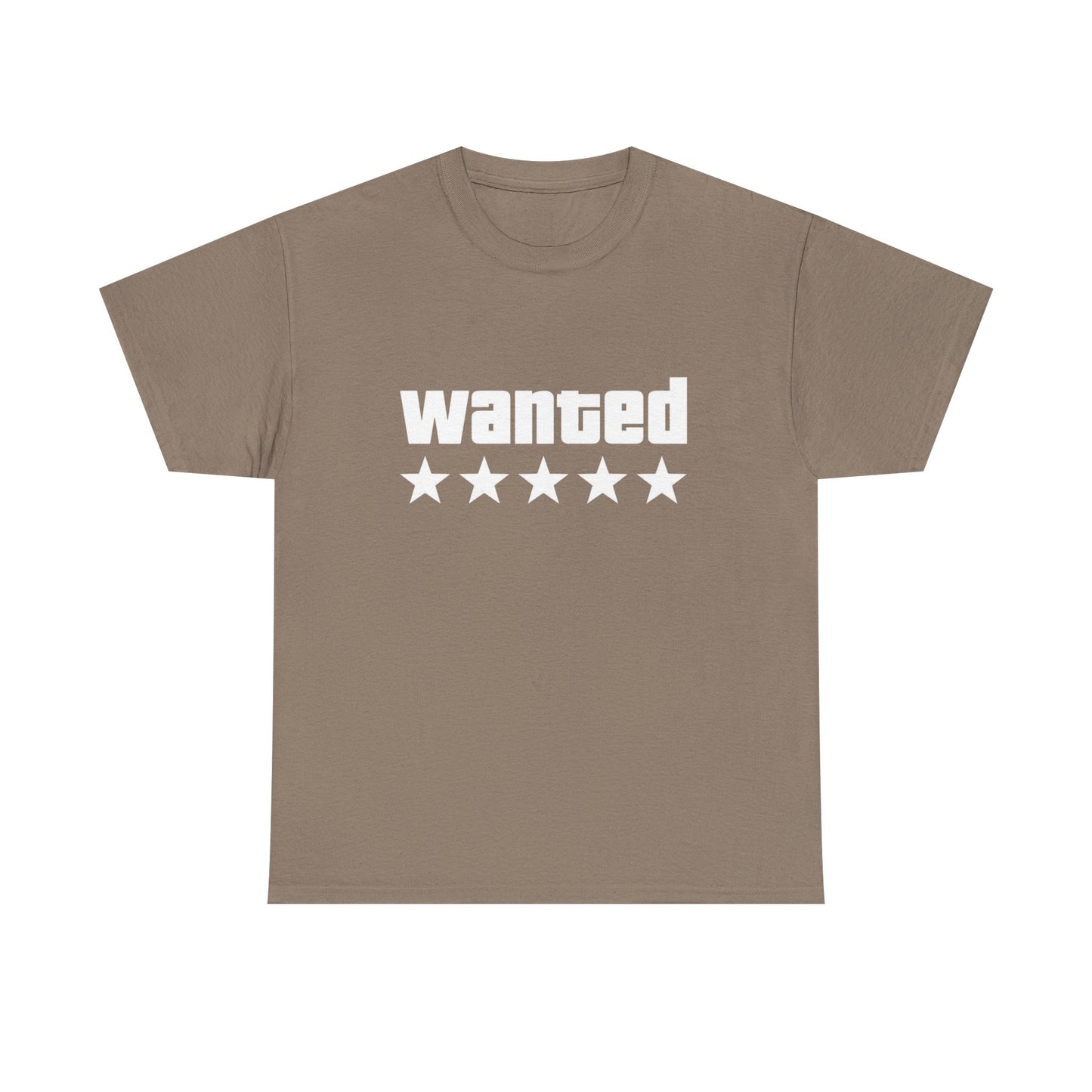 Wanted Five Stars GTA Graphic T Shirt NEW ADULT